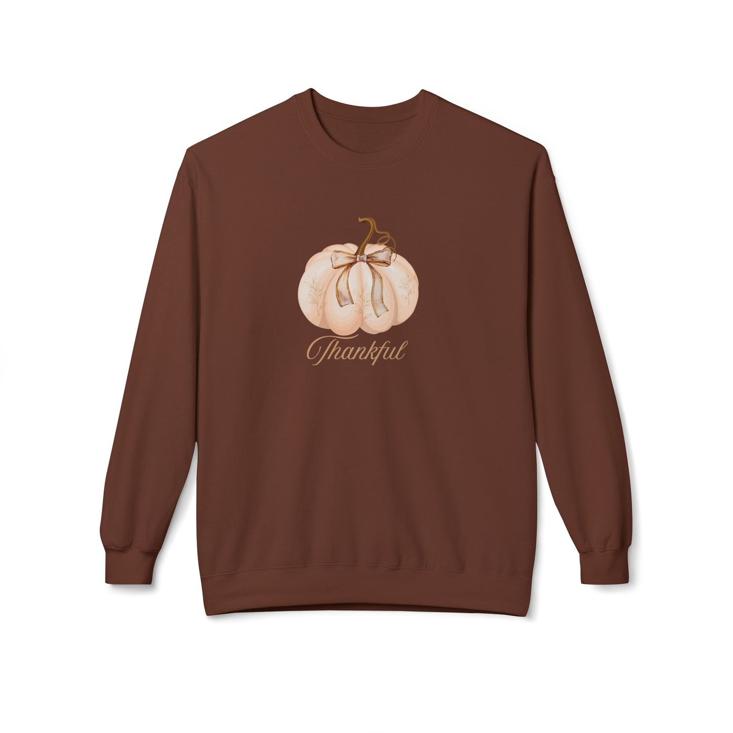 Thankful Pumpkin Sweatshirt, Cozy Fall Crewneck, Autumn Fashion, Thanksgiving Gift, Unisex Sweatshirt