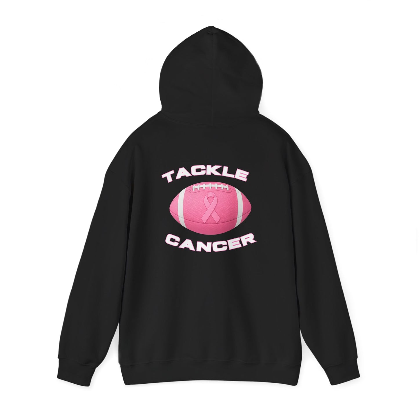Pink Ribbon Football Hoodie - Tackle Cancer Awareness Sweatshirt, Unisex Gift, Support Breast Cancer Month, Sports Sweater, [...]