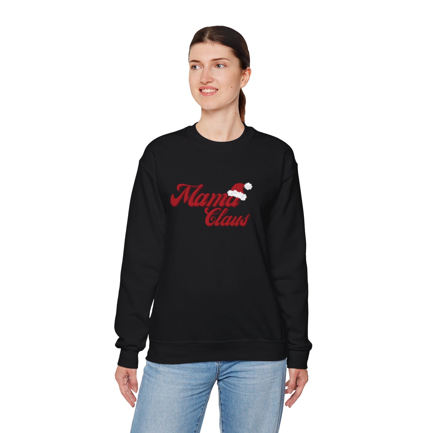 Christmas Mama Claus Sweatshirt,merry Christmas shirt, holiday mamma, Christmas mom