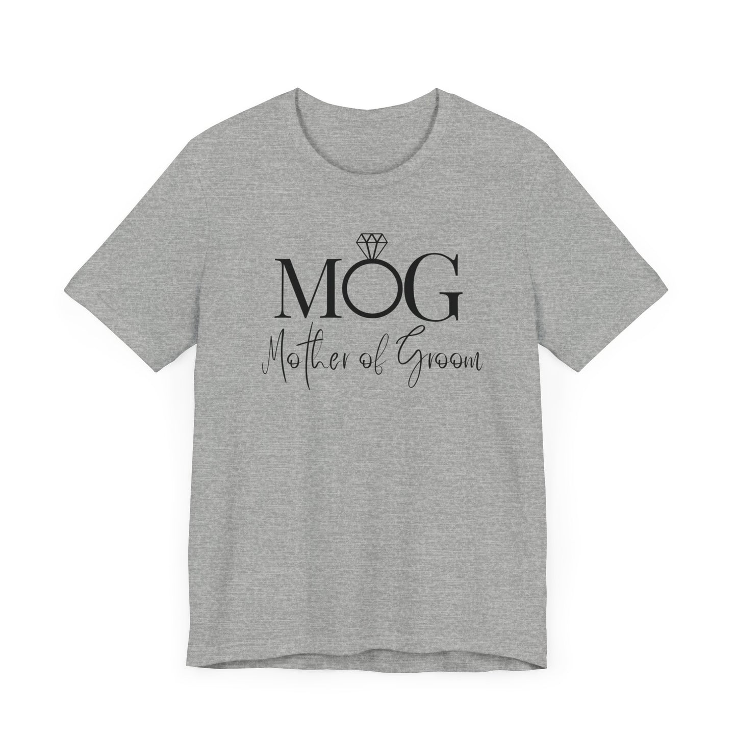 Mother of the groom of Unisex Jersey Short Sleeve Tee, bridal party shirt for grooms mother, wedding party shirts Express Delivery available