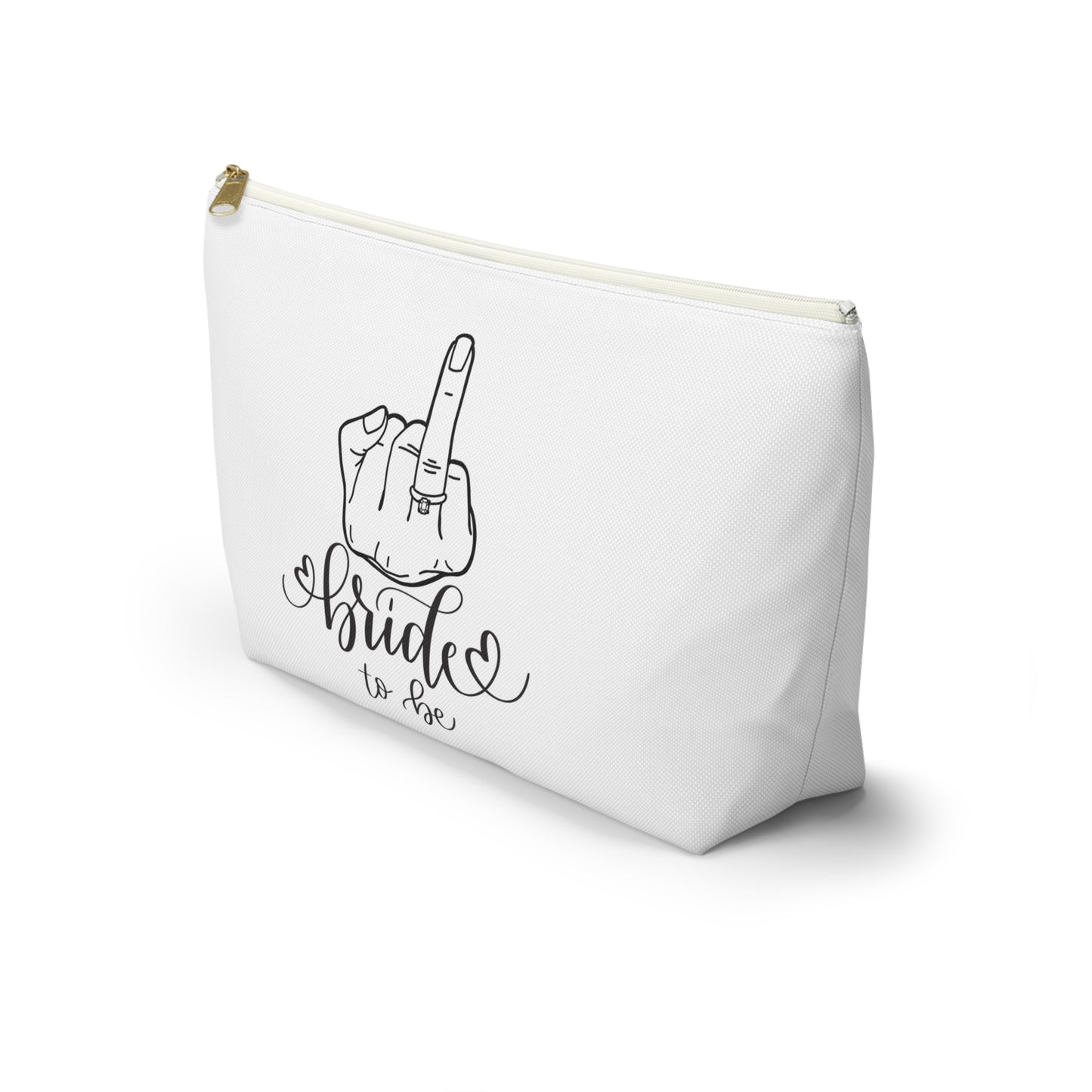 Bride to be, engagement,bride era , bride , makeup bag , accessory bag