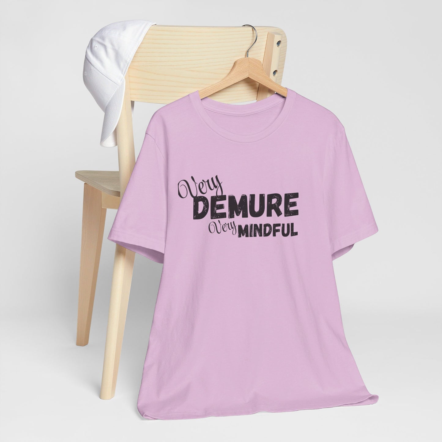 Very demure very mindful cutesy Short Sleeve Tee, tik tok trend shirt, perfect for back to school teen birthdays and Christmas