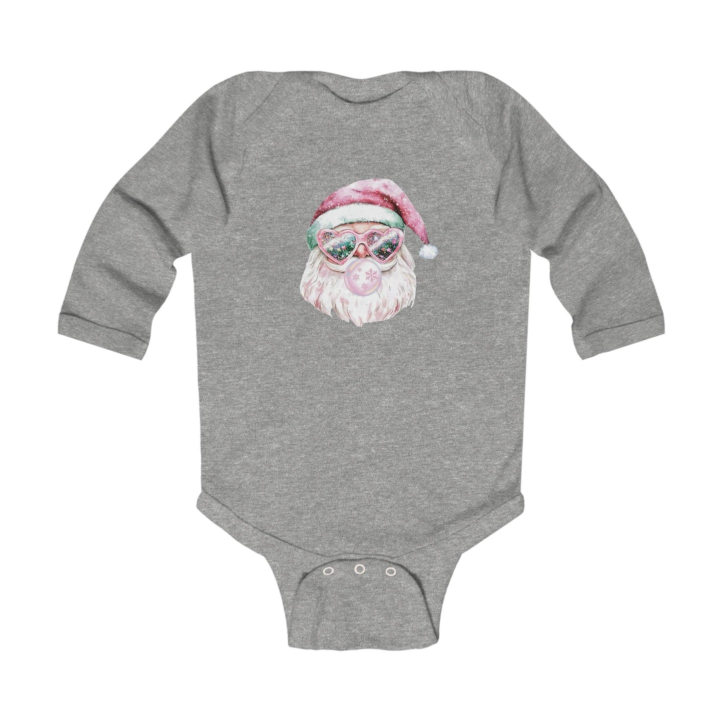 Cool Santa with Sunglasses Infant Bodysuit | Christmas Baby Romper