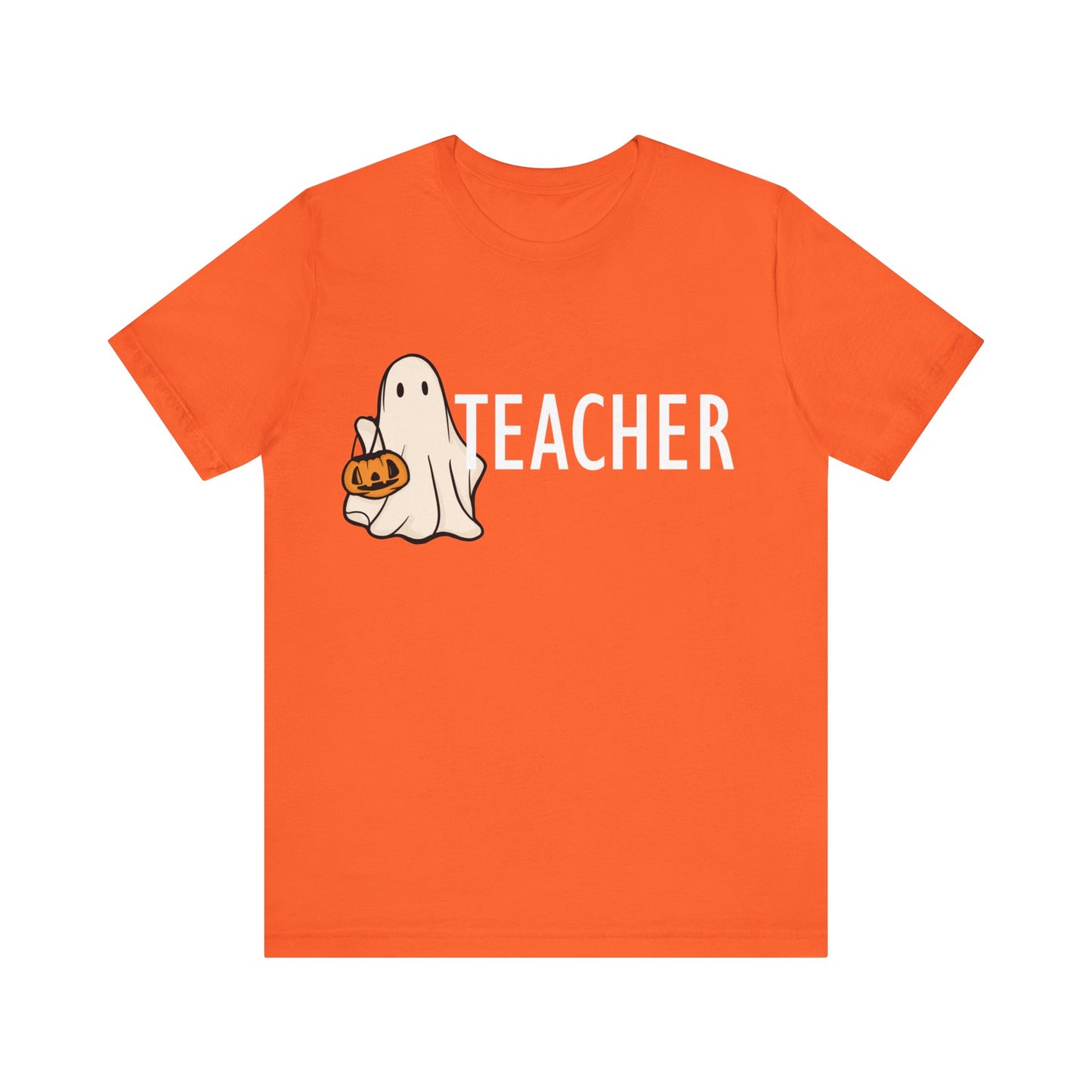 Teachers spooky  Jersey Short Sleeve Tee, I teach cutest pumpkins in the patch shirt for teacher, Halloween shirts. Men and women teacher shirts
