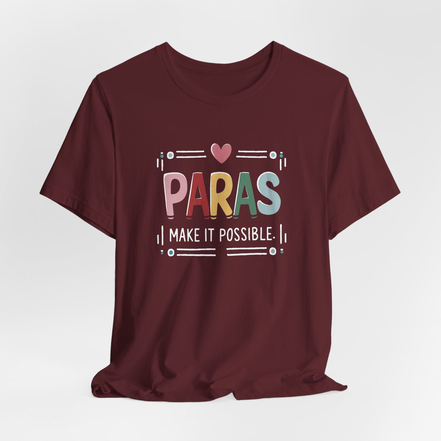 Paras Kids' Tee — Colorful Heart Design