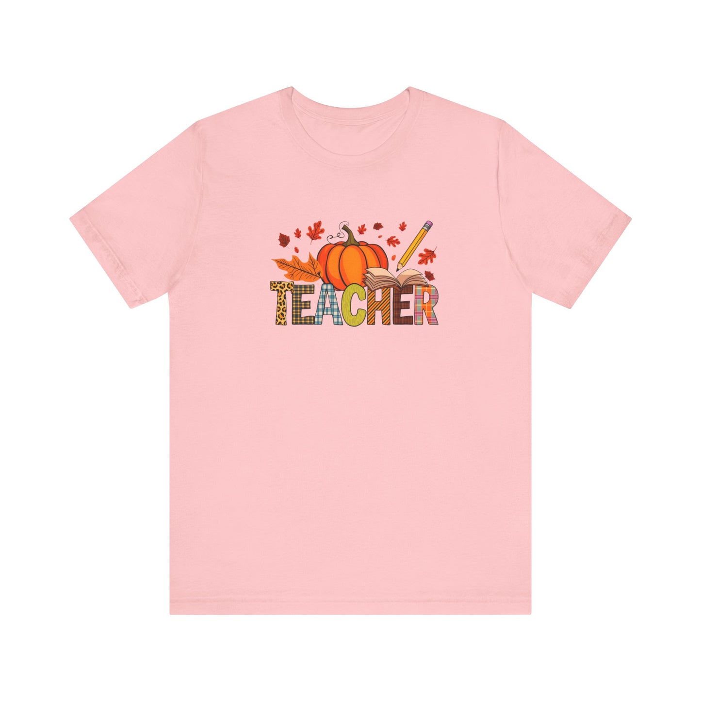 Autumn Teacher Tee - Perfect for Fall Celebrations, Teacher Appreciation, Classroom Spirit, Halloween & Thanksgiving, Gift for Educators