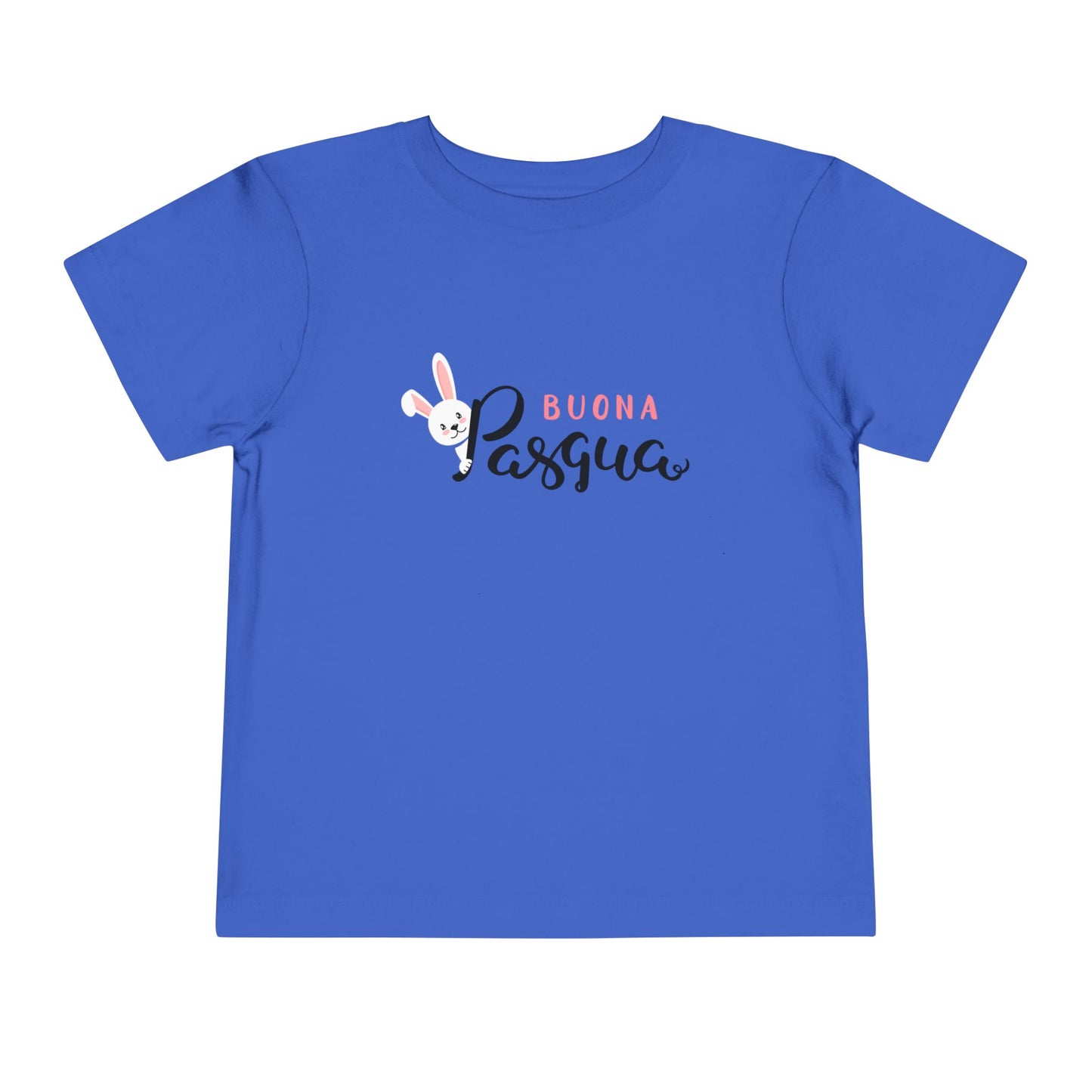 Easter Toddler Tee, Soft Cotton Short Sleeve, Cute Spring Shirt, Kids Easter Outfit, Buona Pasqua Design
