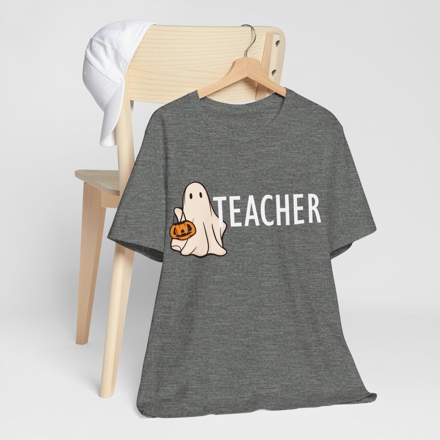 Teachers spooky  Jersey Short Sleeve Tee, I teach cutest pumpkins in the patch shirt for teacher, Halloween shirts. Men and women teacher shirts
