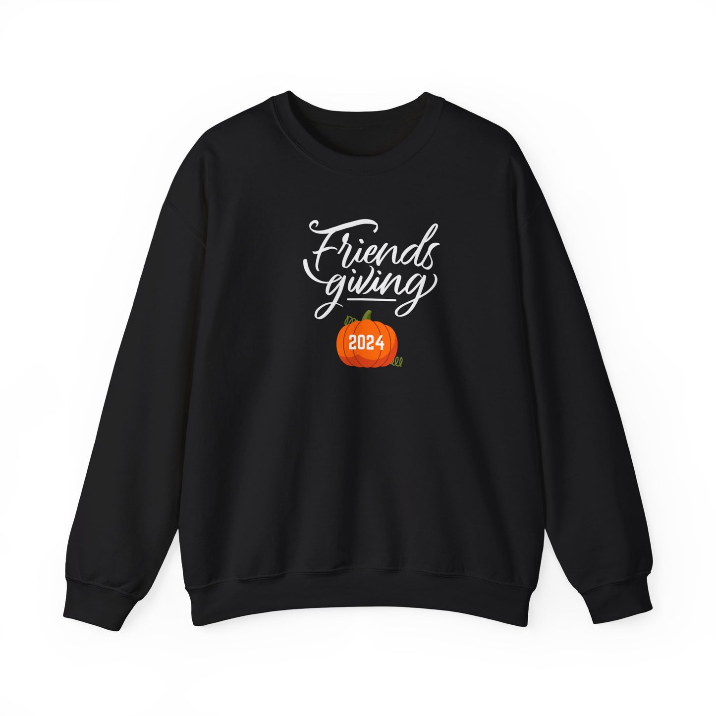 Friendsgiving 2024 Unisex Crewneck Sweatshirt, Thanksgiving Friends Party , Holiday Gathering Pullover, Fall Feast Shirt, Cozy Autumn