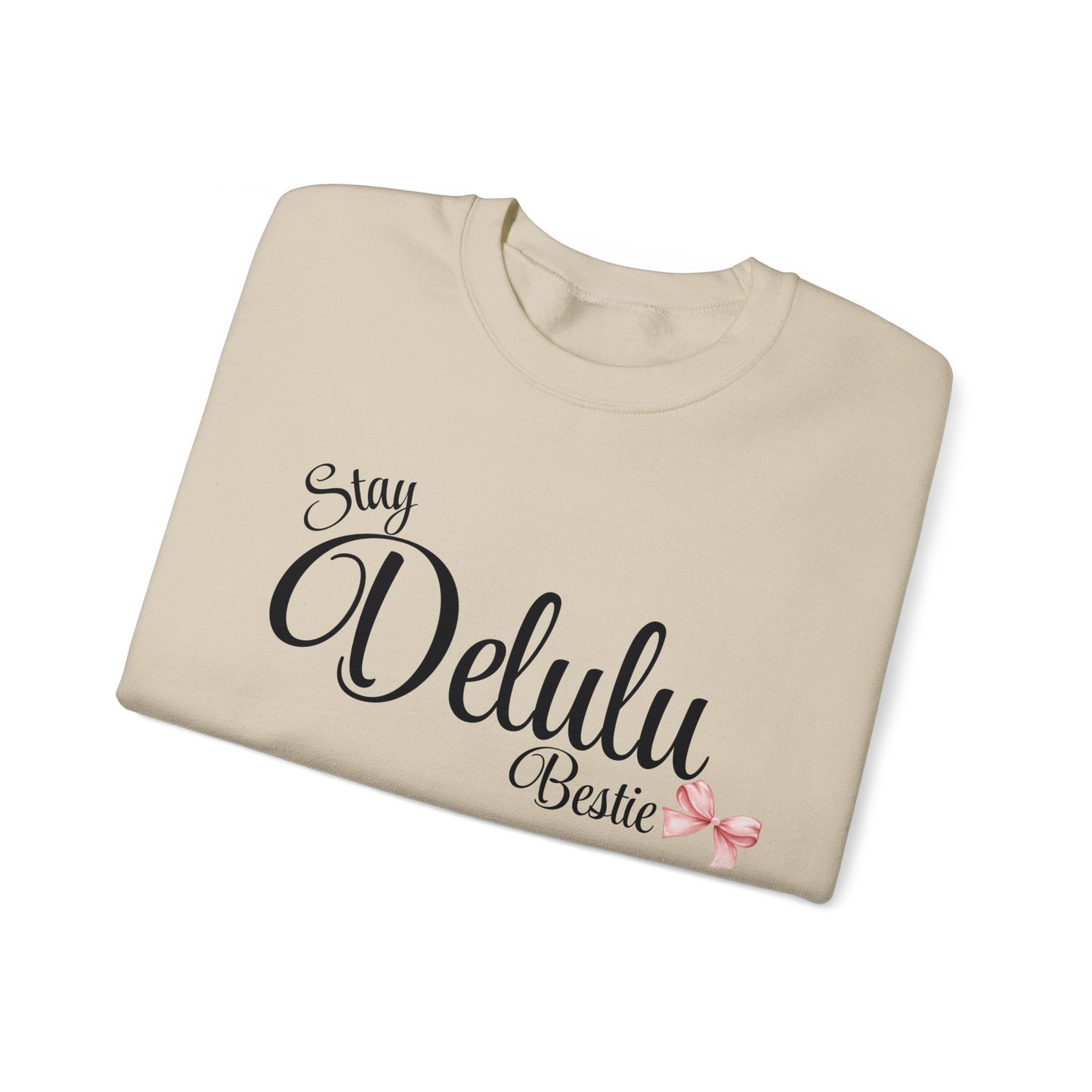 Delulu trendy middle school boy and girl Unisex Heavy Blend™ Crewneck Sweatshirt.delulu style shirt coquette .sweatshirts for boys girl birthday Christmas