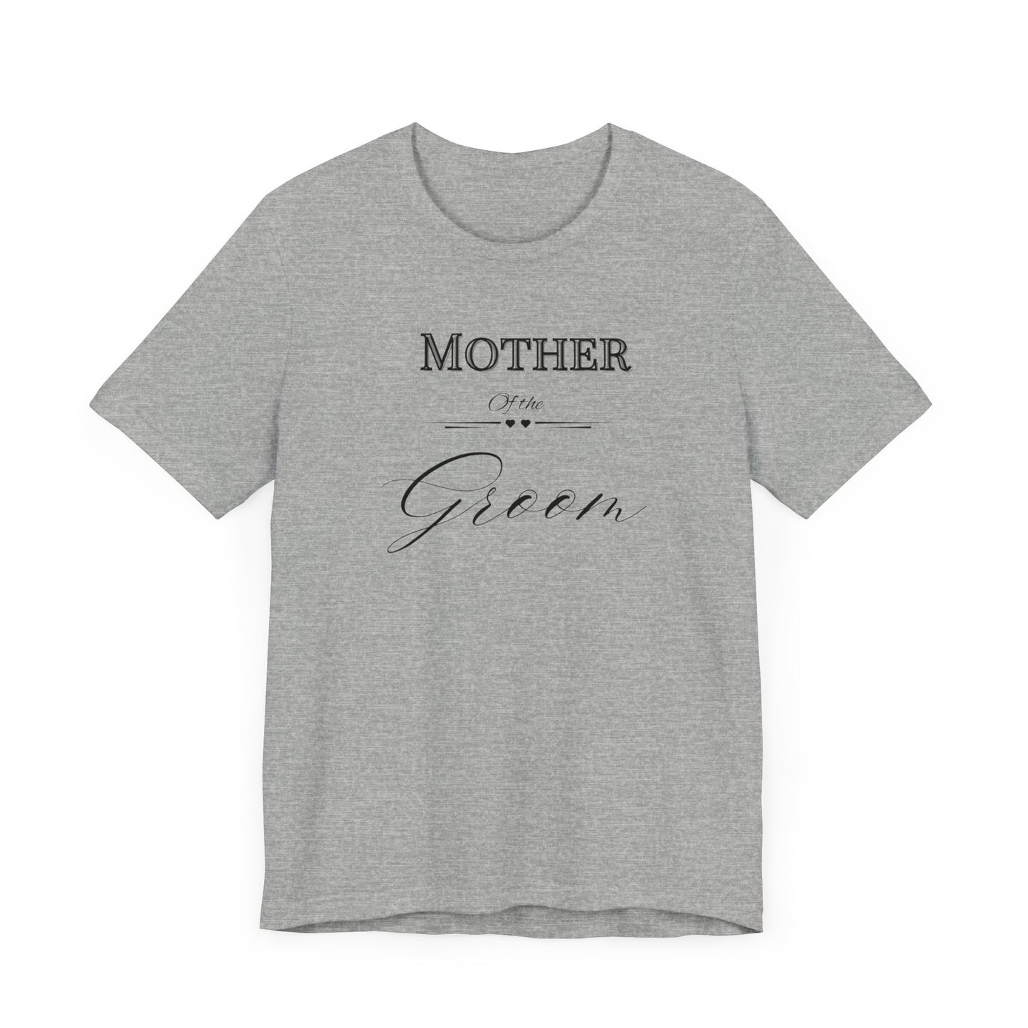 Mother of the groom of Unisex Jersey Short Sleeve Tee, bridal party shirt for grooms mother, wedding party shirts Express Delivery available