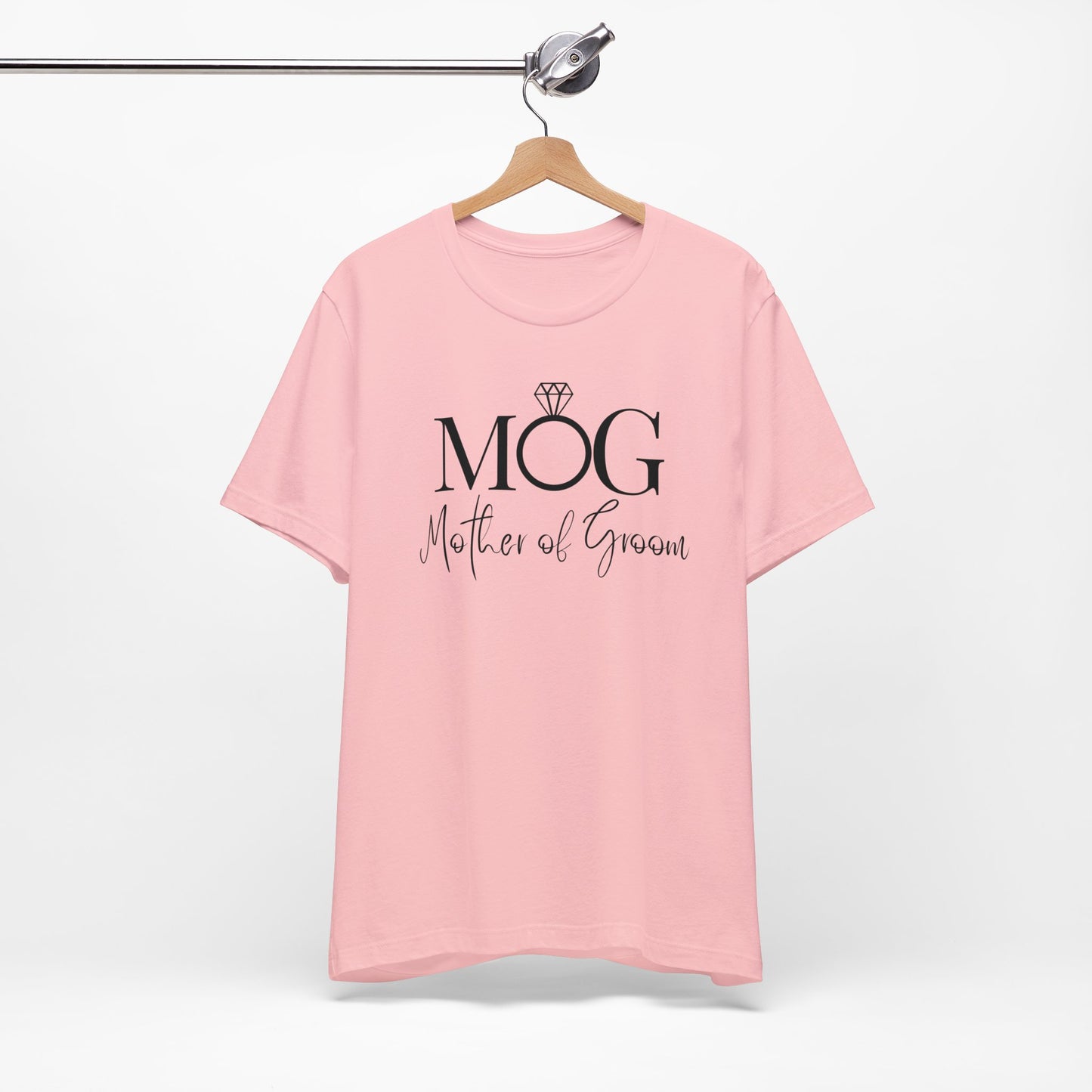 Mother of the groom of Unisex Jersey Short Sleeve Tee, bridal party shirt for grooms mother, wedding party shirts Express Delivery available