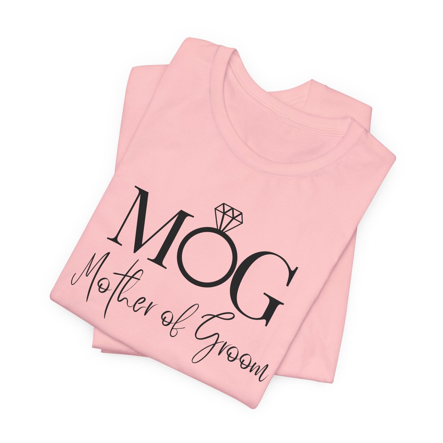 Mother of the groom of Unisex Jersey Short Sleeve Tee, bridal party shirt for grooms mother, wedding party shirts Express Delivery available