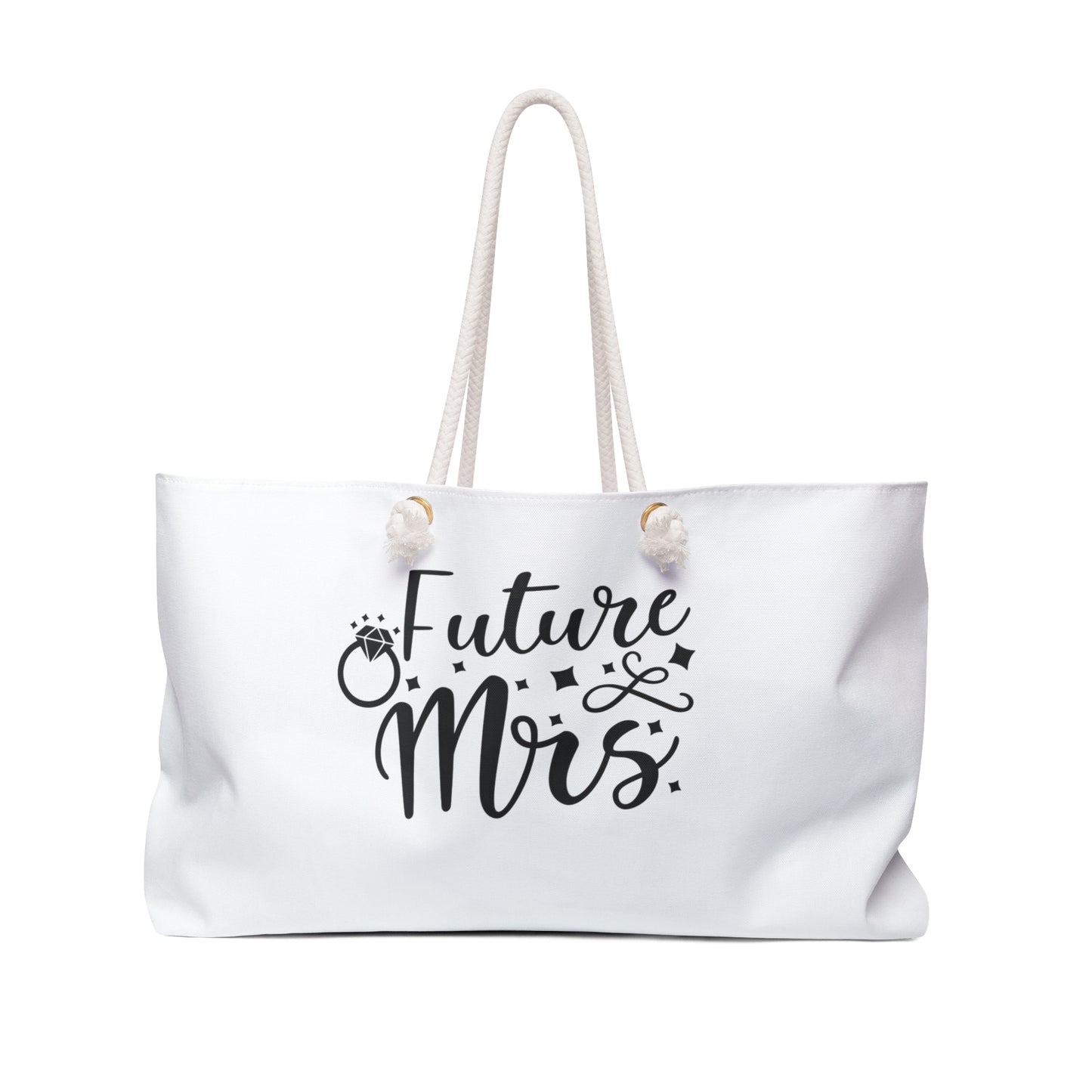 Future Ms, bride Weekender Bag, bachelorette gift bag , engagement, honeymoon bridal party gift
