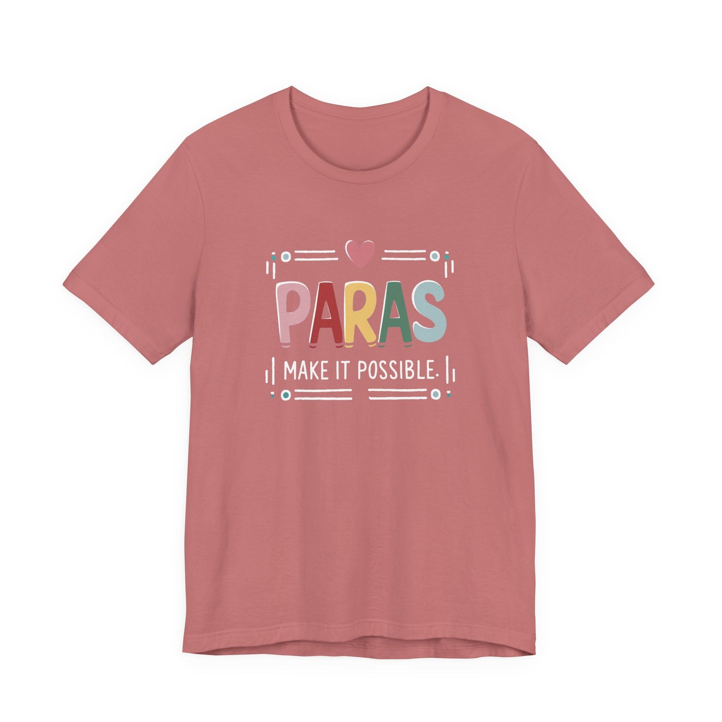 Paras Kids' Tee — Colorful Heart Design
