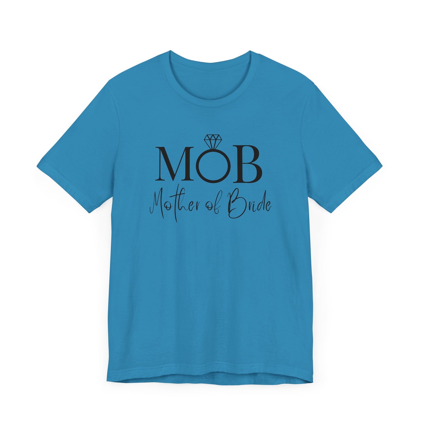 Mother  of the bride of Unisex Jersey Short Sleeve Tee, bridal party shirt for mom, wedding party shirts