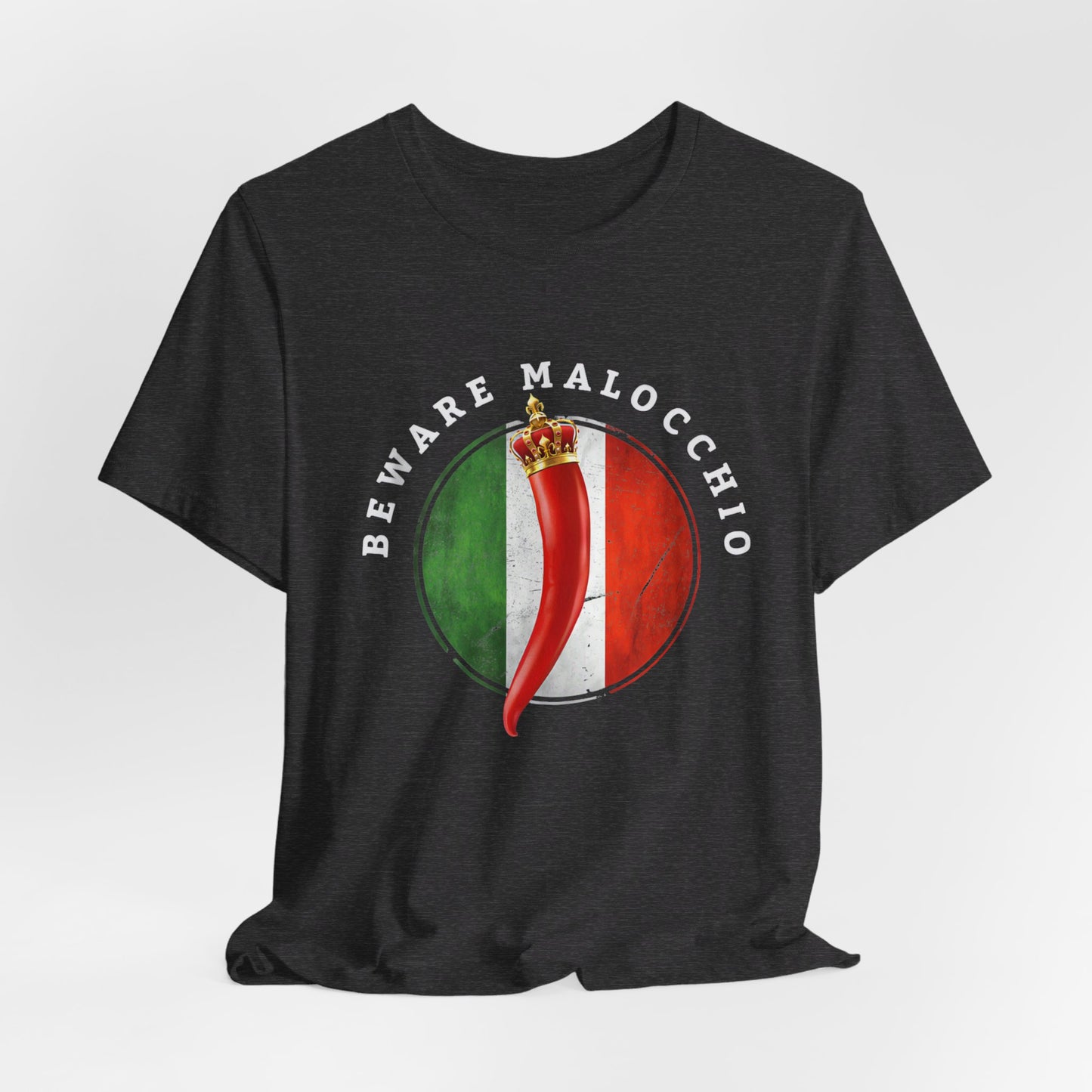 Italian inspired horn corno cornocello - beware of Macchio-evil eye-great Italian gift -  men and women shirt