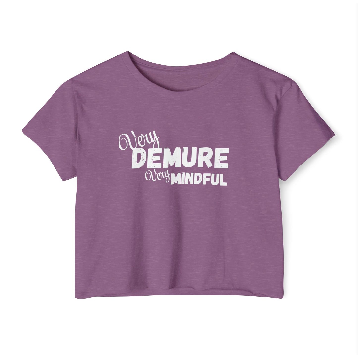 Very demure very mindful Crop Top shirt . Tik tok trend shirts for teens back to school birthdays and Christmas