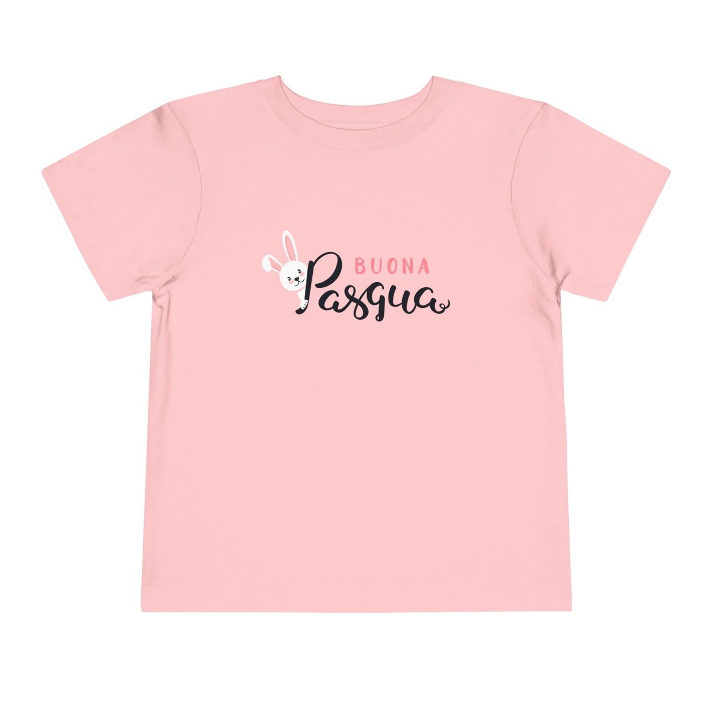 Easter Toddler Tee, Soft Cotton Short Sleeve, Cute Spring Shirt, Kids Easter Outfit, Buona Pasqua Design