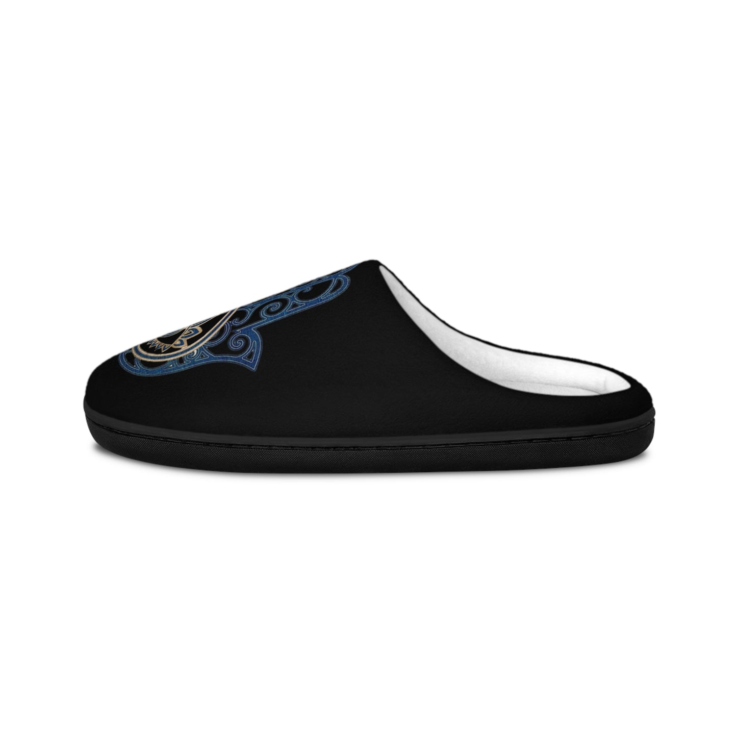 Slippers, Evil Eye Hamsa Design, Women's House Shoes, Indoor Footwear, Lucky Charm, Comfortable Fashionable Slip-Ons