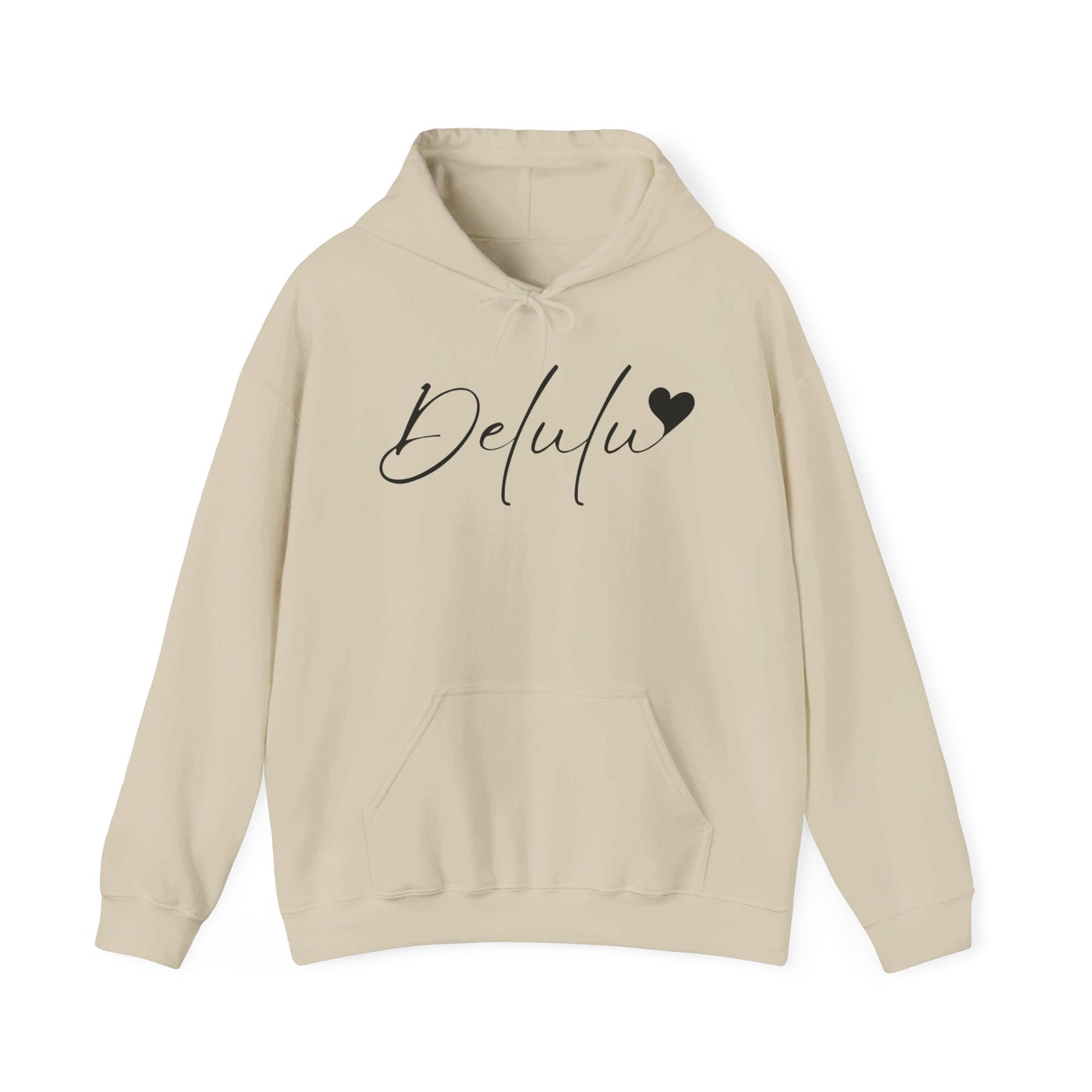 Delulu Unisex Heavy Blend™ Hooded Sweatshirt, teen trendy sweatshirt, back to school Christmas birthday gift shirts , middle school favorite