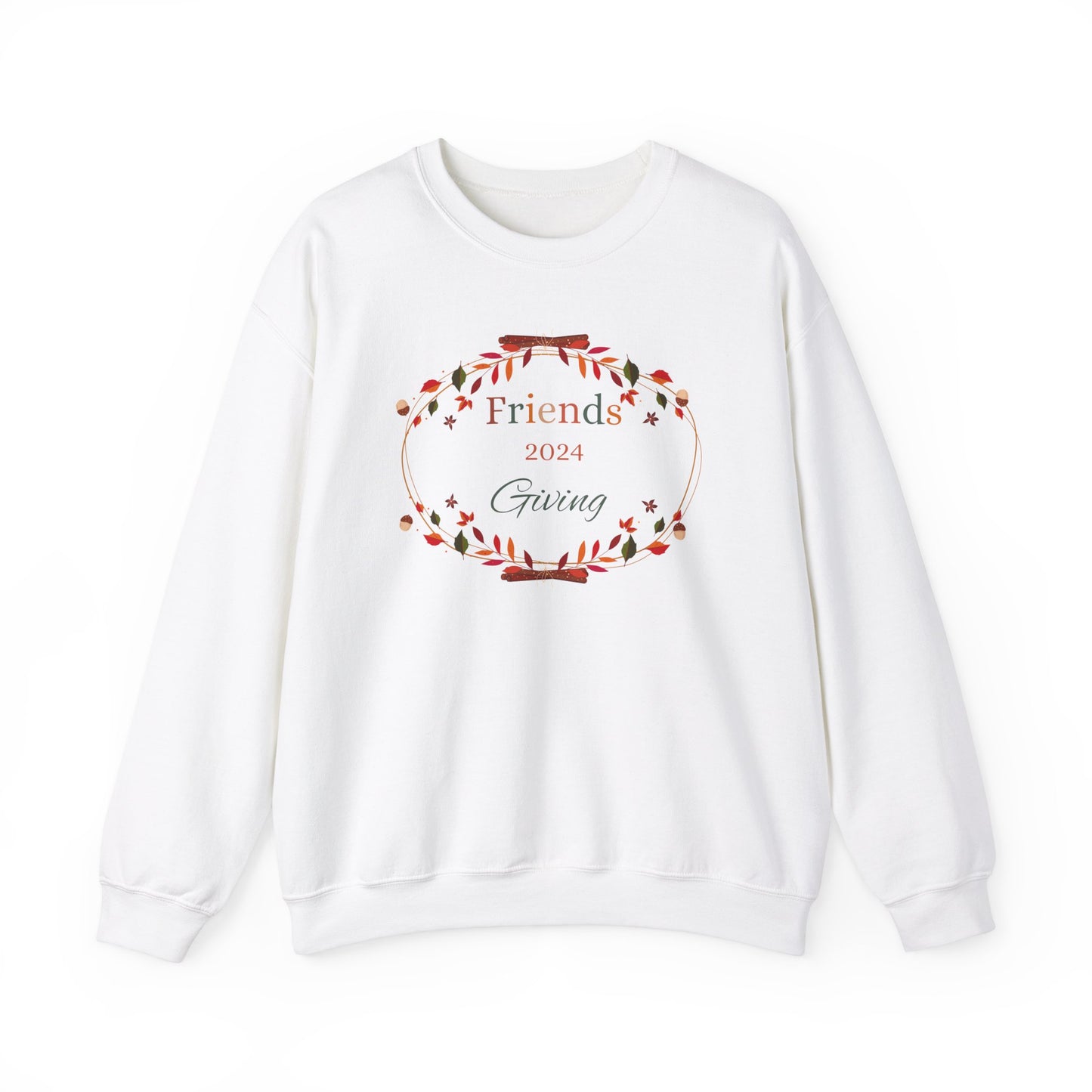 Friendsgiving 2024 Sweatshirt, Thanksgiving Crewneck ,Fall Feast Pullover, Holiday Gathering Sweater, Autumn Celebration Top