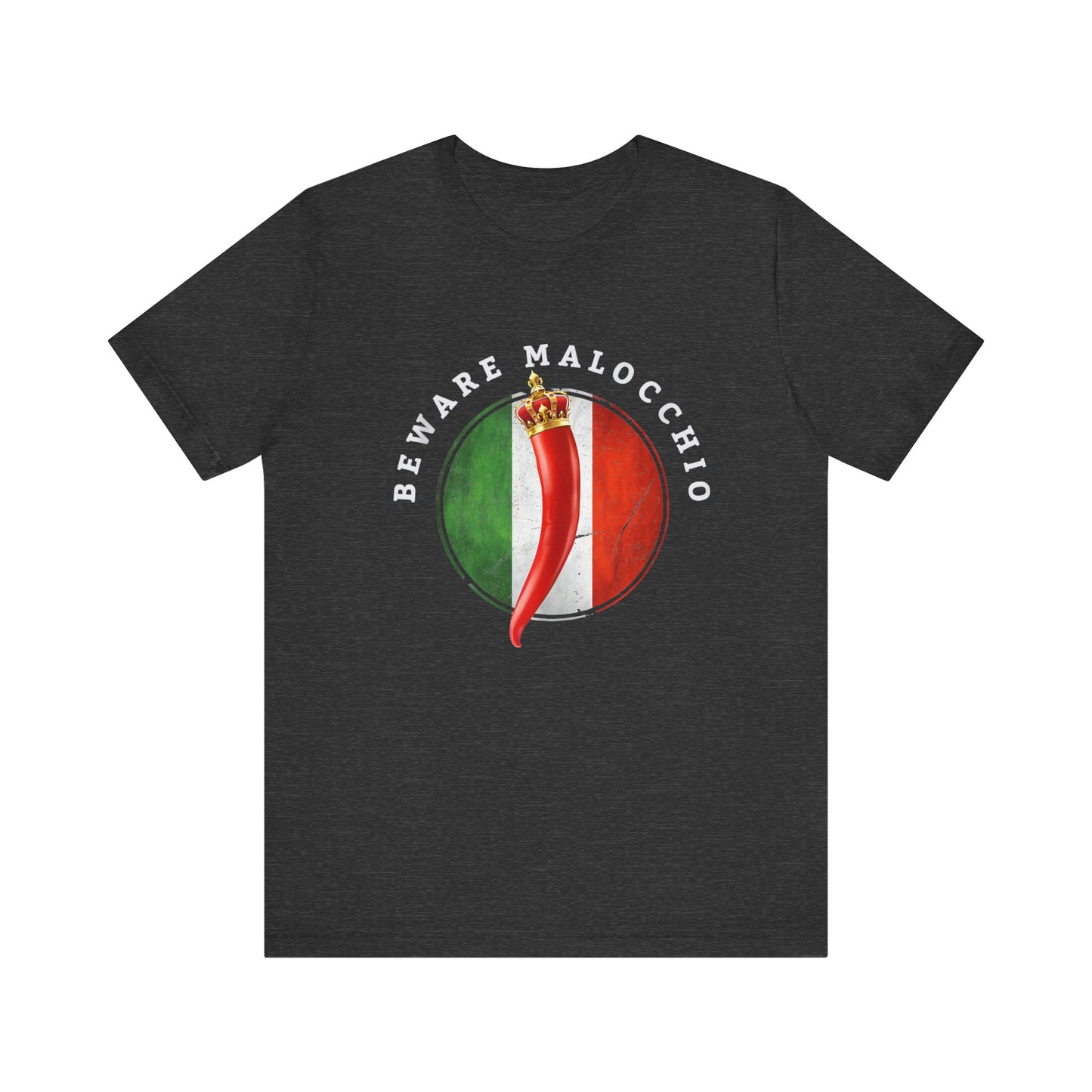 Italian inspired horn corno cornocello - beware of Macchio-evil eye-great Italian gift -  men and women shirt