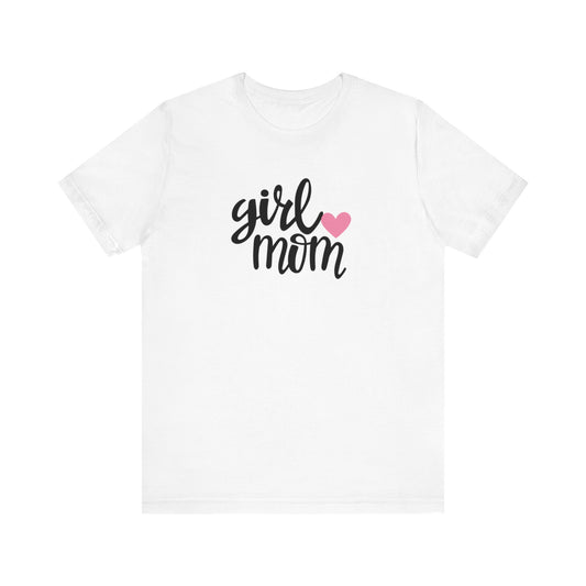 Girl Mom short sleeve shirt -Great gift for mom-Mom to be-Pregancy shirt