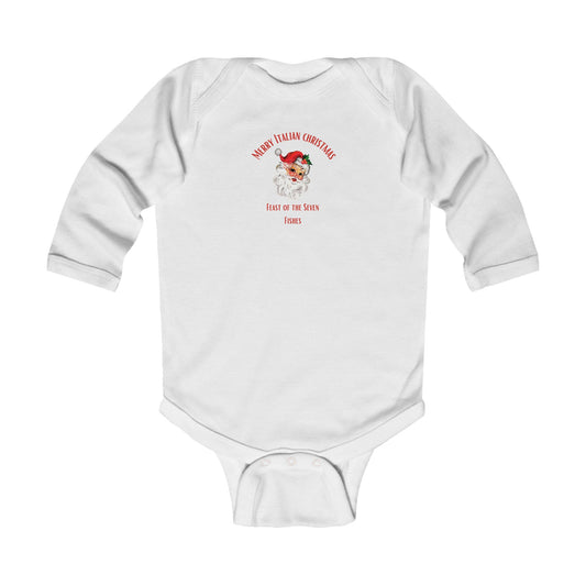 Baby Christmas Bodysuit, Holiday Baby Outfit, Infant Xmas , Buon Natale Baby Romper, Festive Newborn Clothes, Cute Christmas Gift for