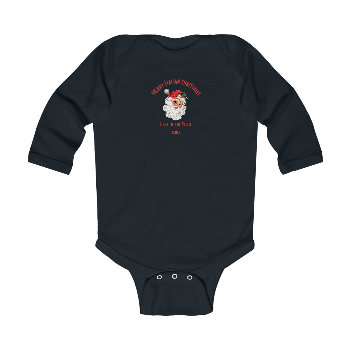 Baby Christmas Bodysuit, Holiday Baby Outfit, Infant Xmas , Buon Natale Baby Romper, Festive Newborn Clothes, Cute Christmas Gift for