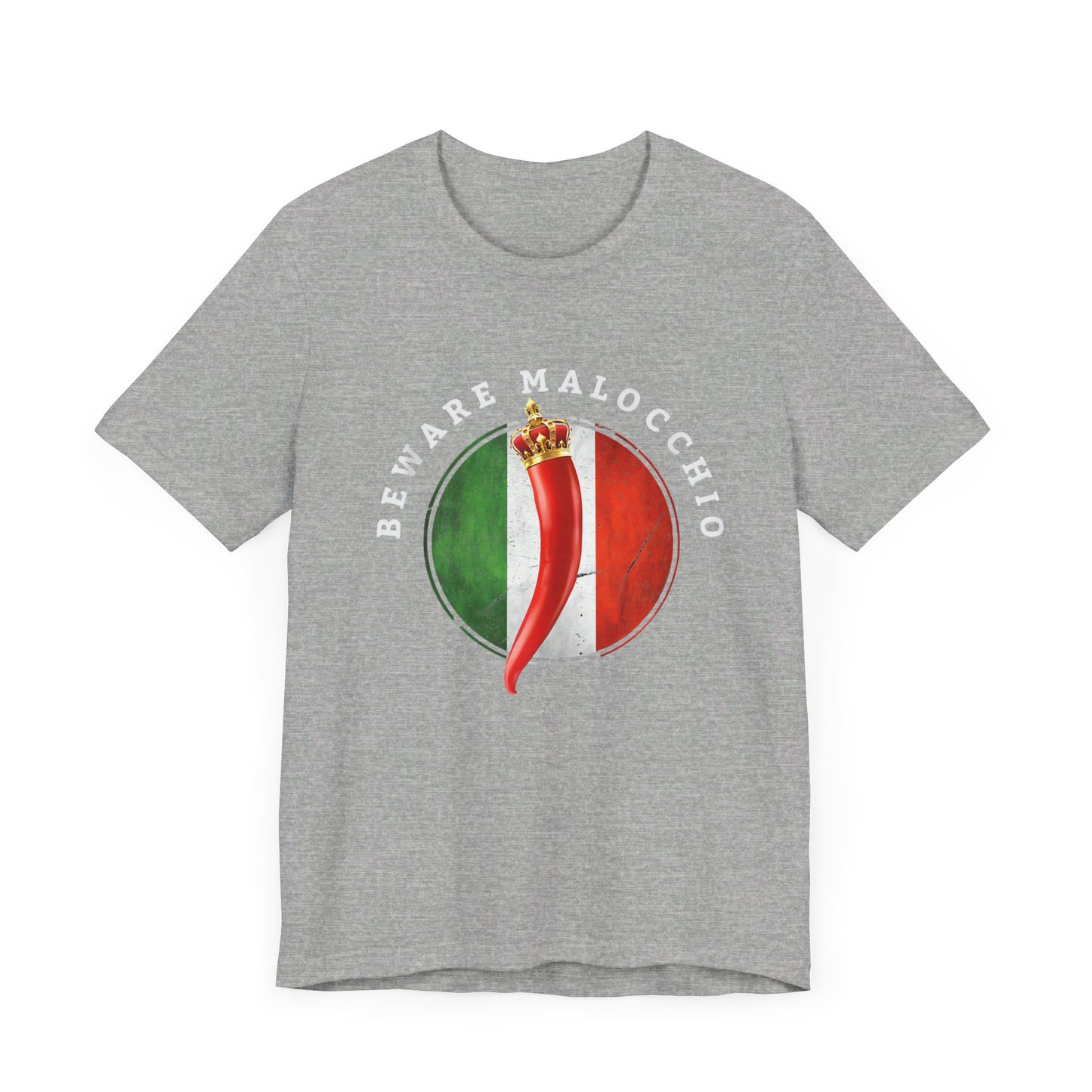 Italian inspired horn corno cornocello - beware of Macchio-evil eye-great Italian gift -  men and women shirt