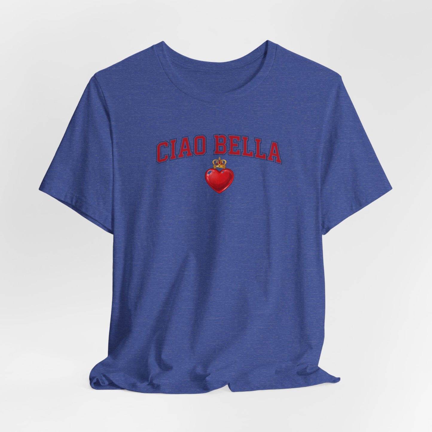Ciao Bella Tee — Italian Heart Graphic T-Shirt