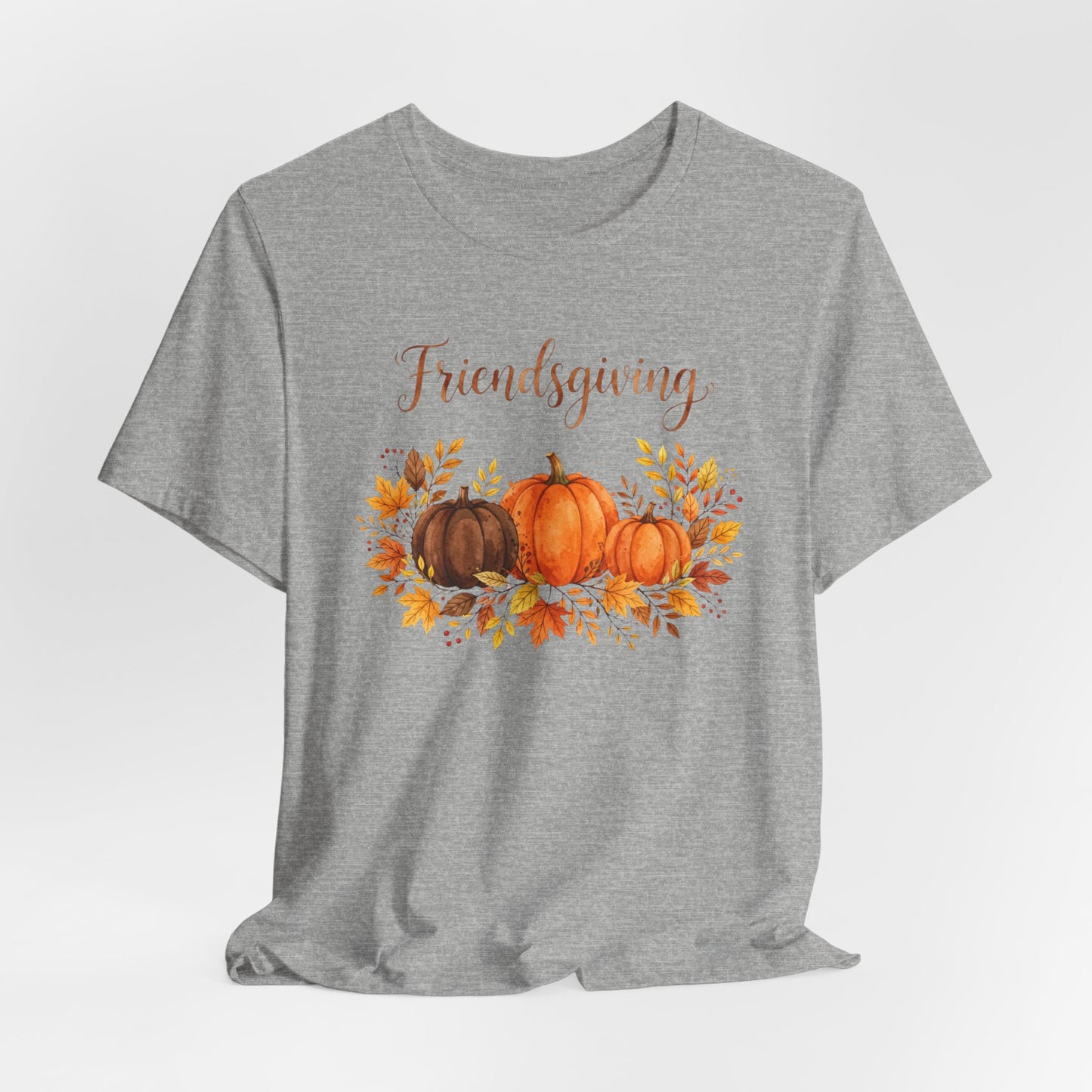 Friendsgiving Pumpkins Tee – Autumn Harvest Graphic T-Shirt