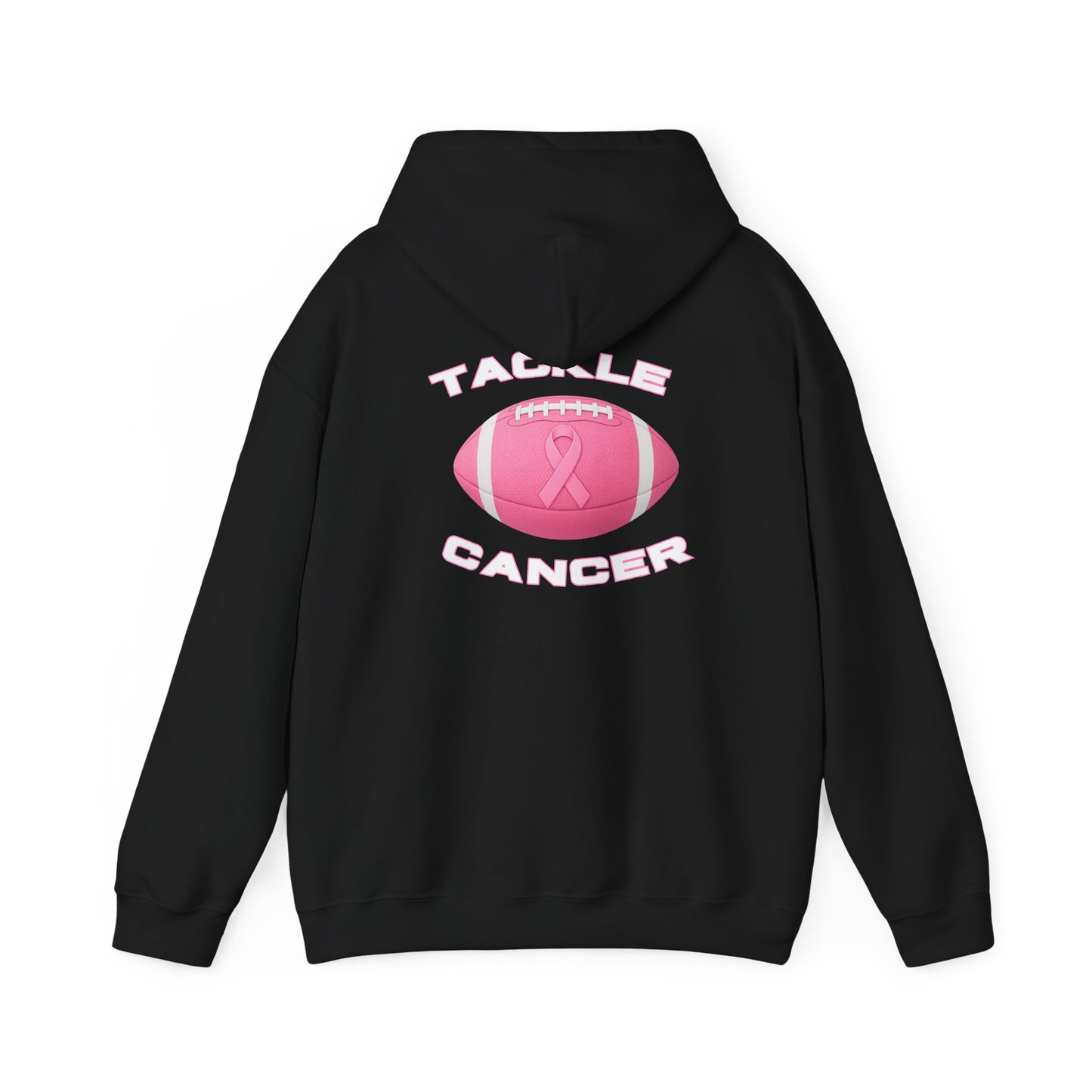 Pink Ribbon Football Hoodie - Tackle Cancer Awareness Sweatshirt, Unisex Gift, Support Breast Cancer Month, Sports Sweater, [...]