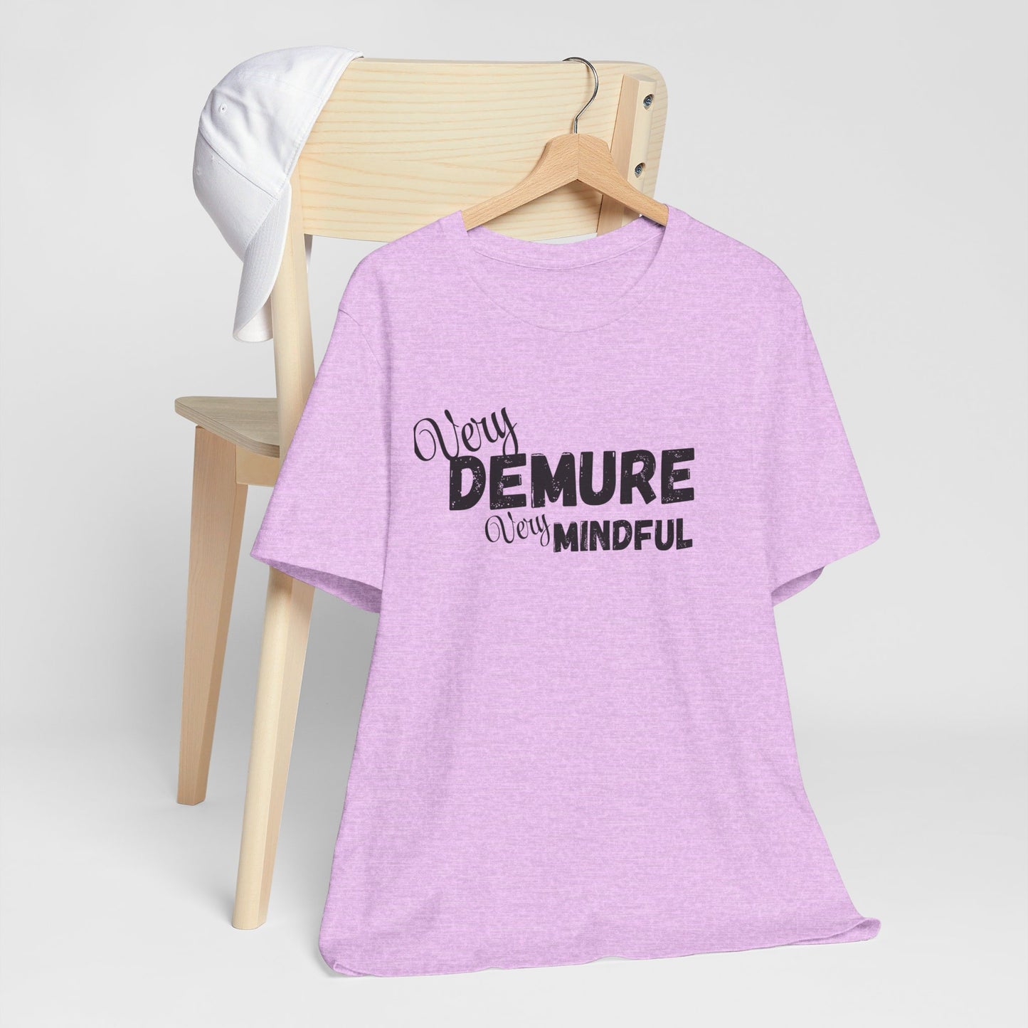 Very demure very mindful cutesy Short Sleeve Tee, tik tok trend shirt, perfect for back to school teen birthdays and Christmas