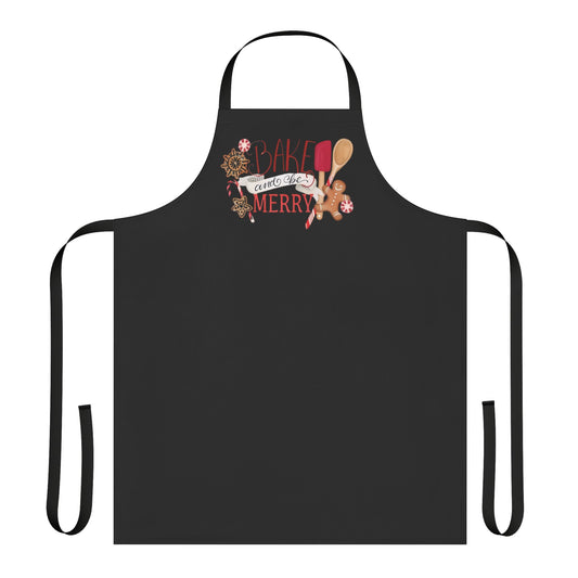 Christmas baking apron , baking cookies, cookies for Santa, holiday apron, Merry Christmas gift