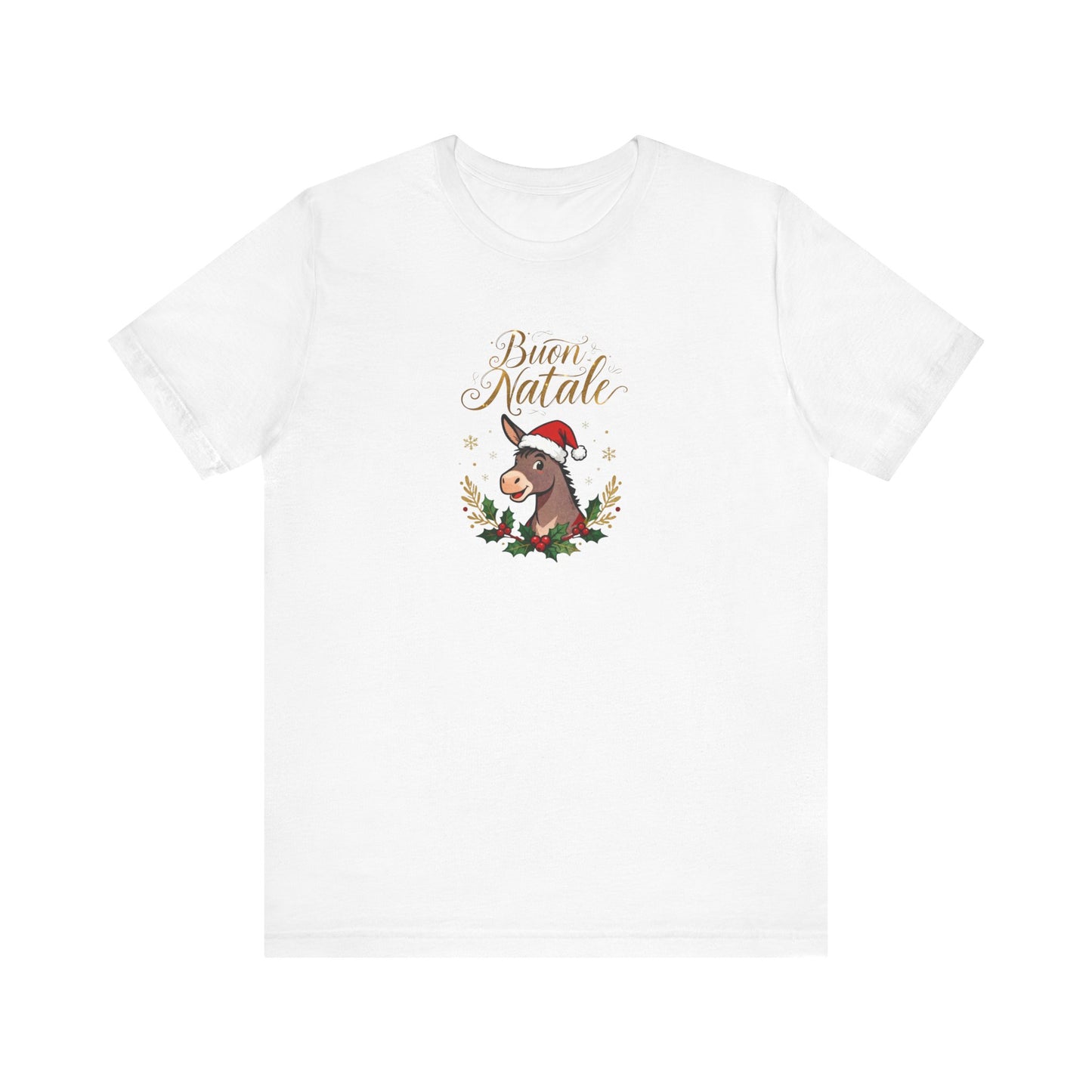 Buon Natale donkey Christmas Tee | Holiday Shirt