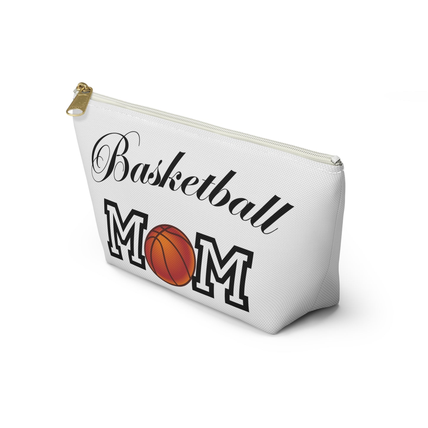 Basketball mom, basketball, mom toiletry bag, makeup bag, accessory bag  great gift bags for moms, Christmas birthday and mother day gifts.