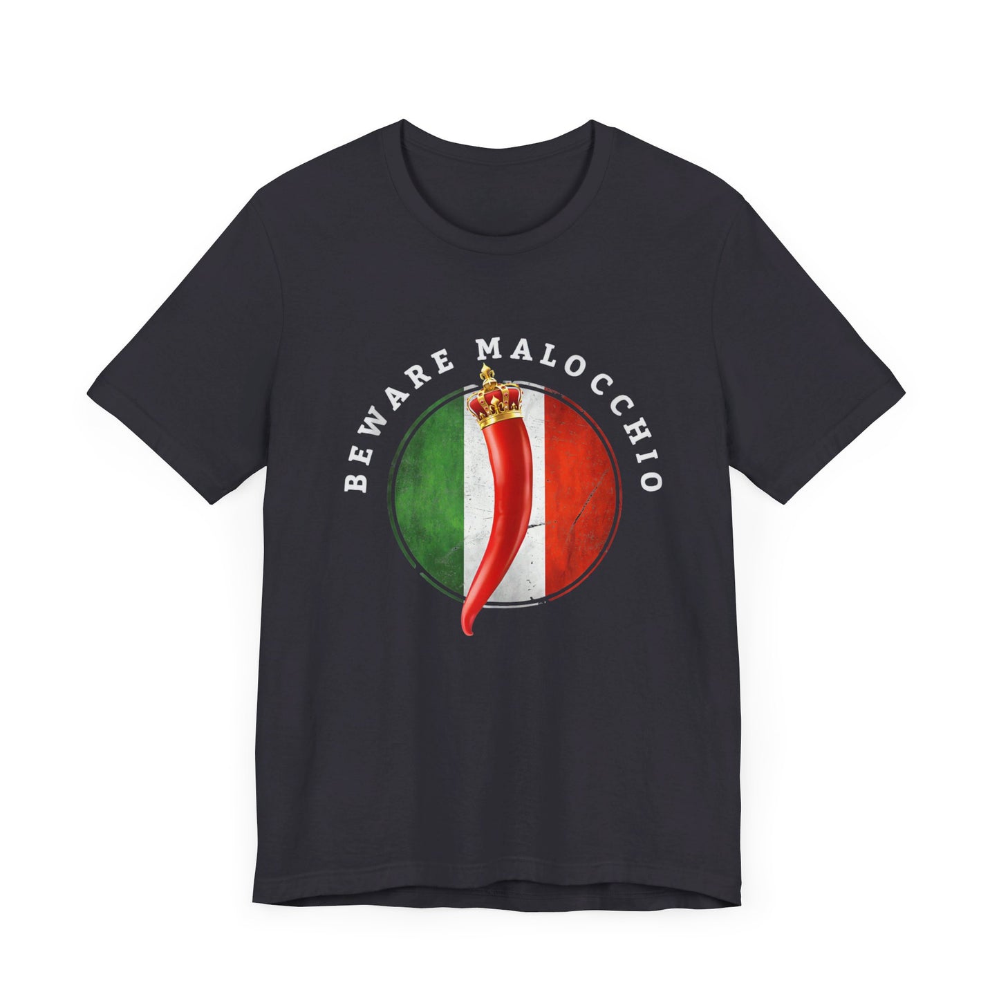 Italian inspired horn corno cornocello - beware of Macchio-evil eye-great Italian gift -  men and women shirt