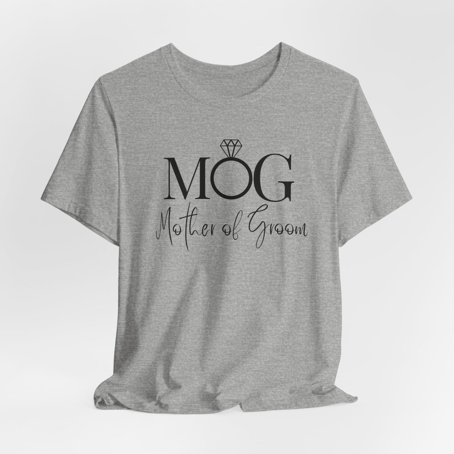 Mother of the groom of Unisex Jersey Short Sleeve Tee, bridal party shirt for grooms mother, wedding party shirts Express Delivery available