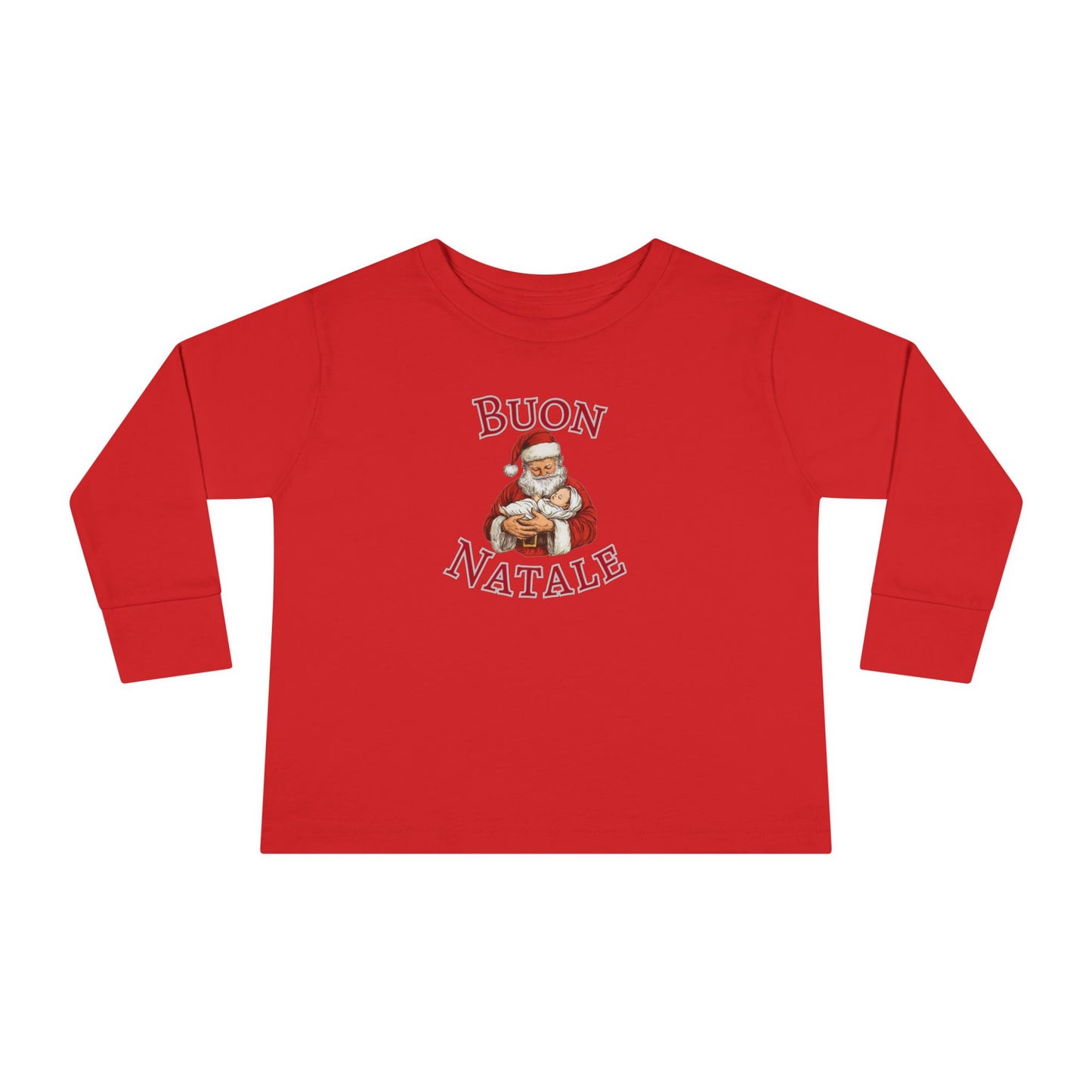 Buon Natale Santa, Toddler Long Sleeve Tee | Christmas