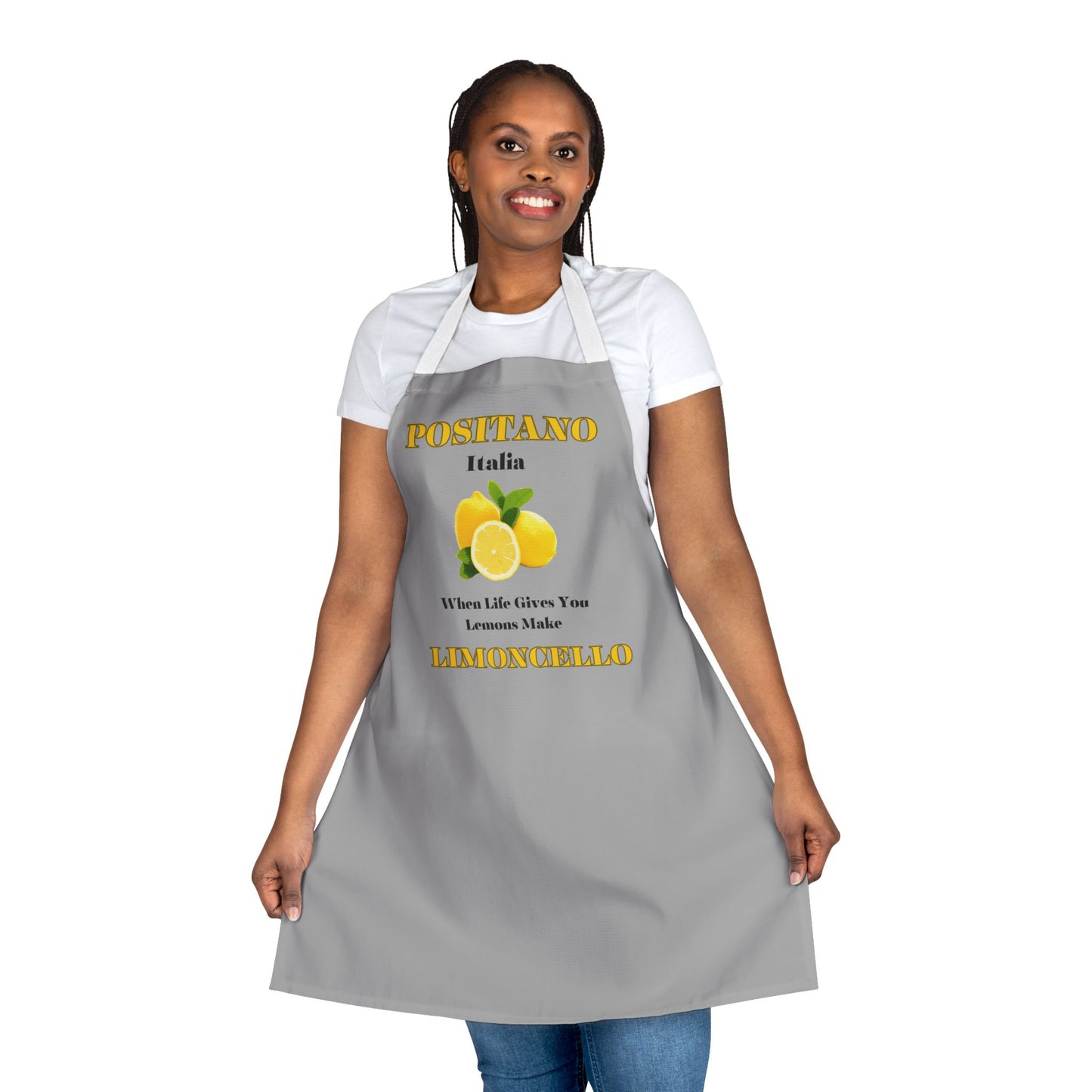 Italian kitchen apron, Positano Italy, baking gift, birthday gift, Kitchen apron