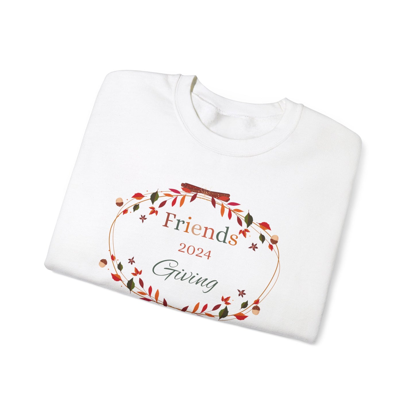 Friendsgiving 2024 Sweatshirt, Thanksgiving Crewneck ,Fall Feast Pullover, Holiday Gathering Sweater, Autumn Celebration Top