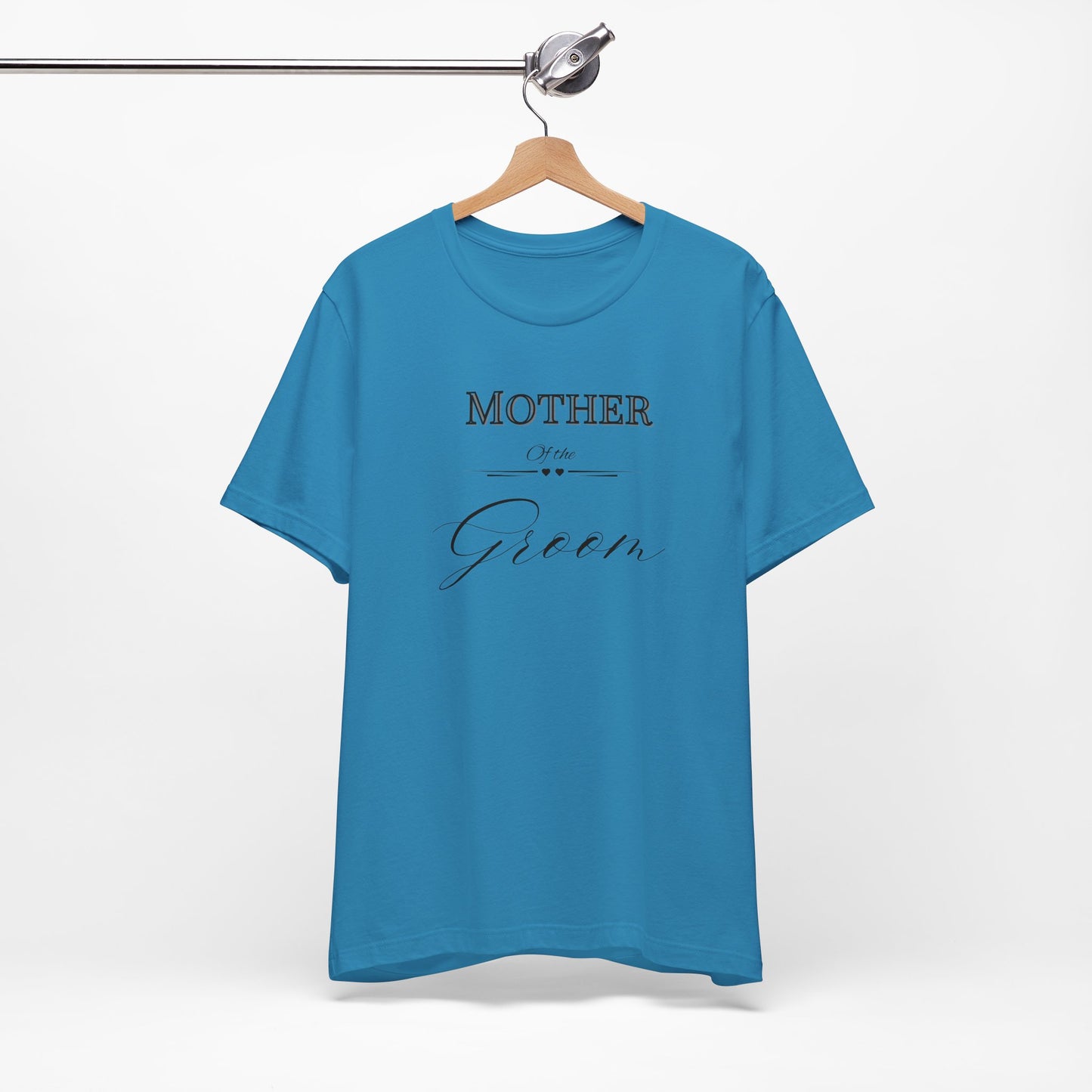 Mother of the groom of Unisex Jersey Short Sleeve Tee, bridal party shirt for grooms mother, wedding party shirts Express Delivery available