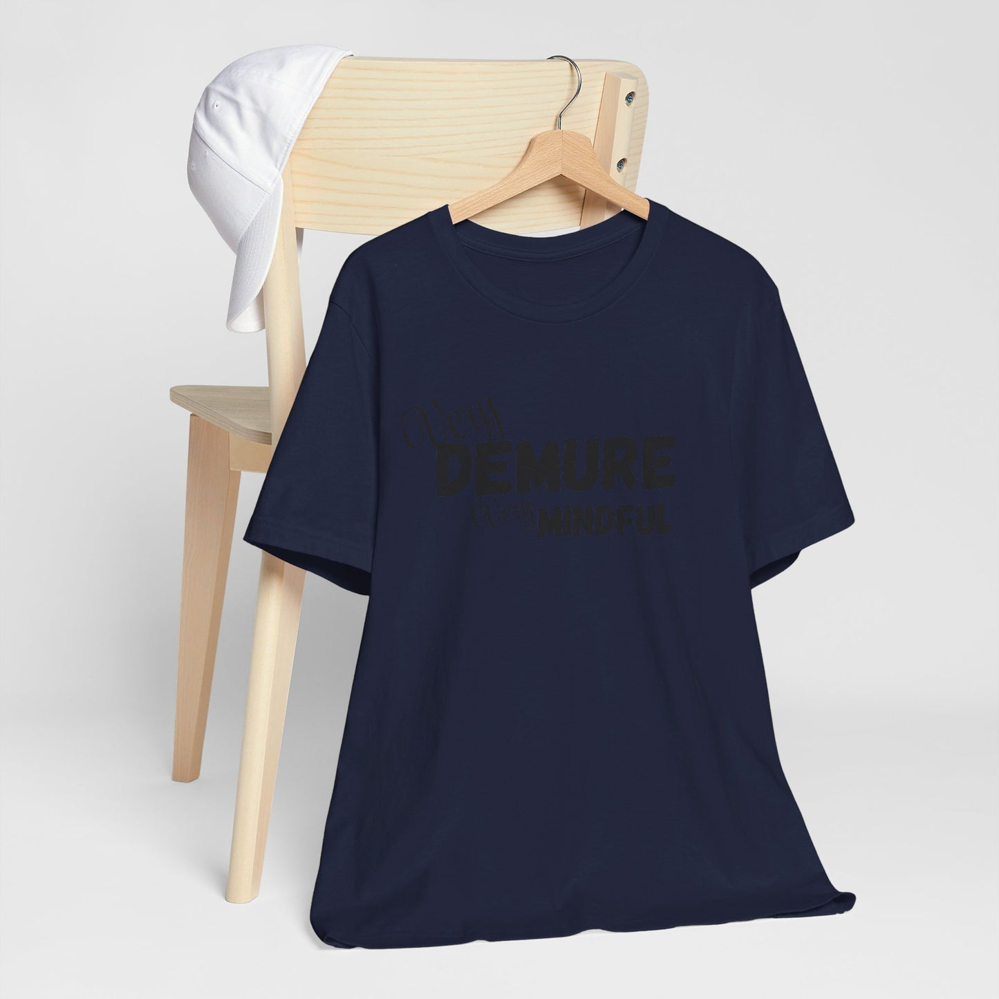 Very demure very mindful cutesy Short Sleeve Tee, tik tok trend shirt, perfect for back to school teen birthdays and Christmas