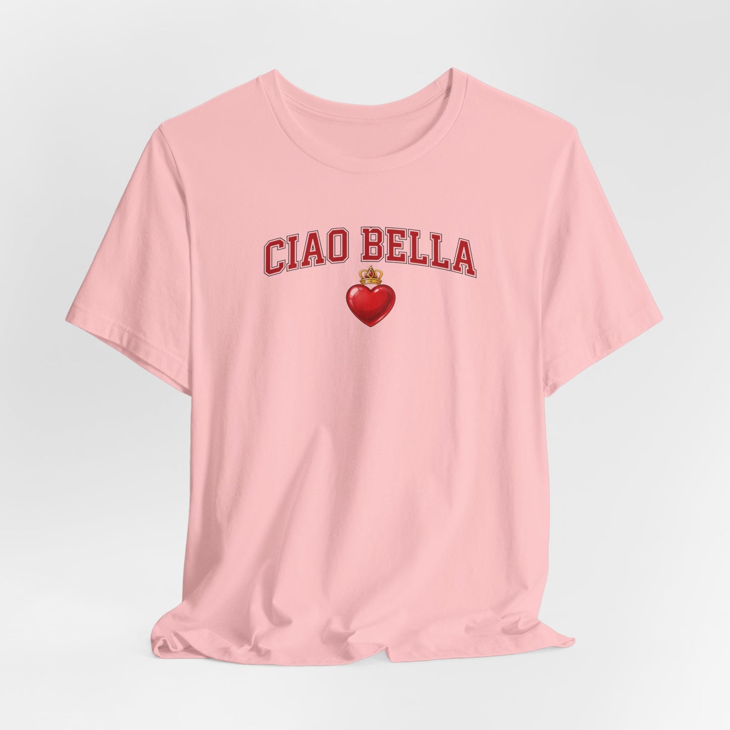Ciao Bella Tee — Italian Heart Graphic T-Shirt