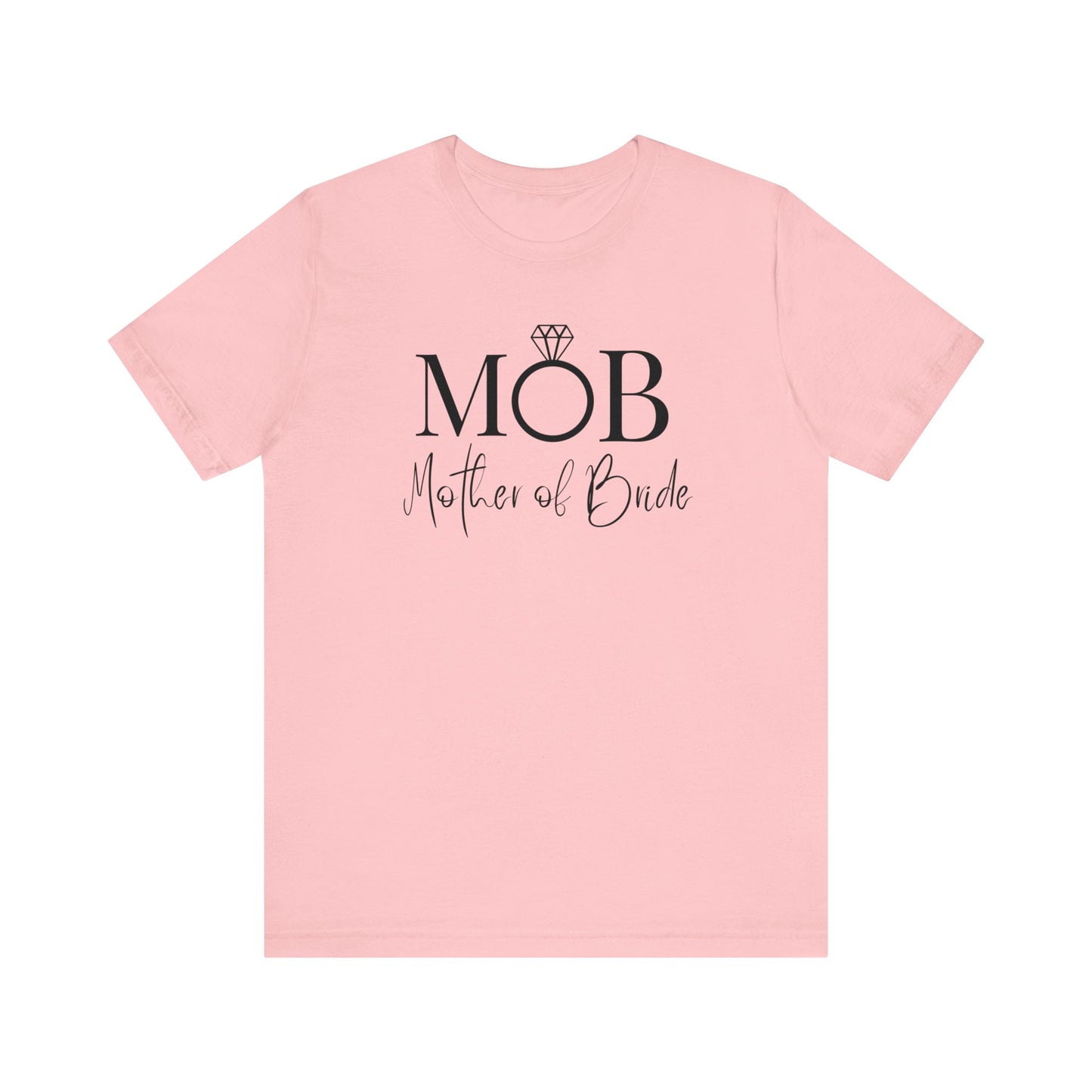 Mother  of the bride of Unisex Jersey Short Sleeve Tee, bridal party shirt for mom, wedding party shirts