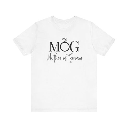 Mother of the groom of Unisex Jersey Short Sleeve Tee, bridal party shirt for grooms mother, wedding party shirts Express Delivery available