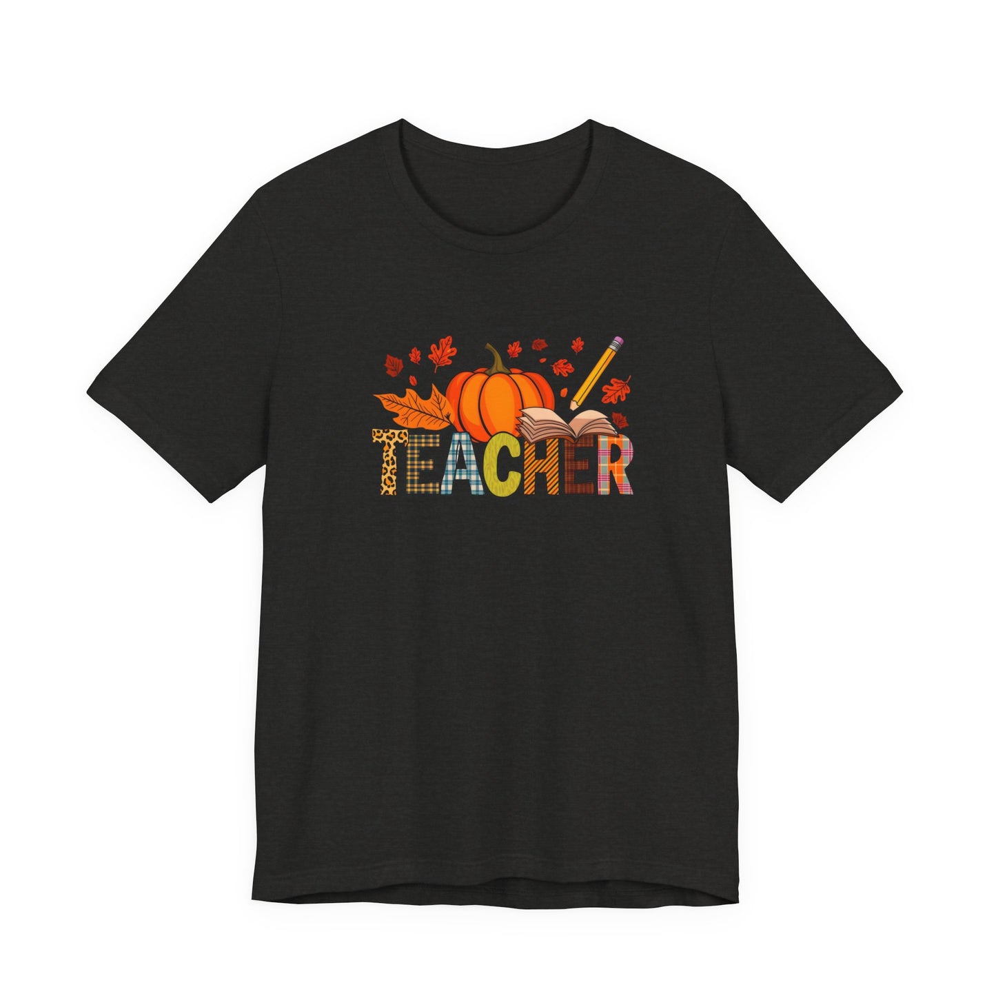 Autumn Teacher Tee - Perfect for Fall Celebrations, Teacher Appreciation, Classroom Spirit, Halloween & Thanksgiving, Gift for Educators