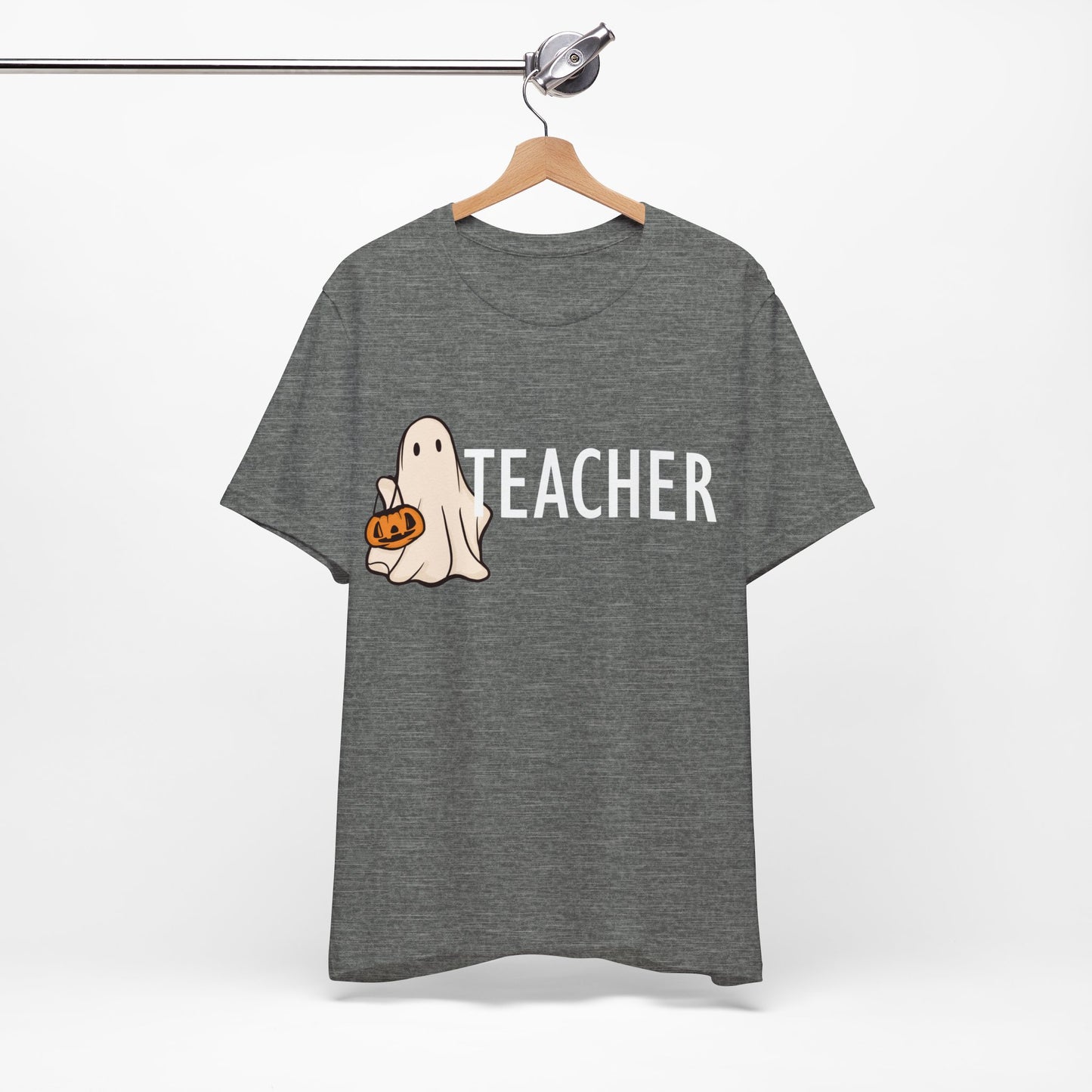 Teachers spooky  Jersey Short Sleeve Tee, I teach cutest pumpkins in the patch shirt for teacher, Halloween shirts. Men and women teacher shirts